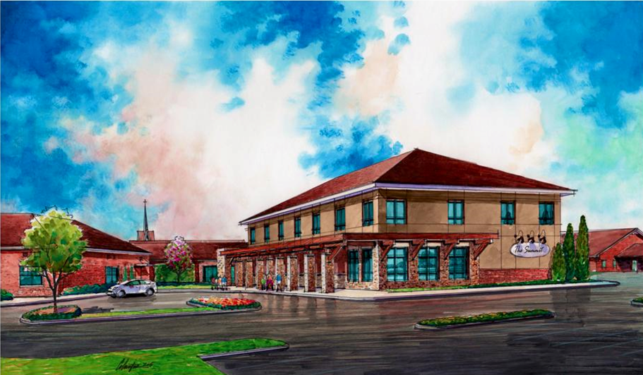 Rendering of the new Education Building