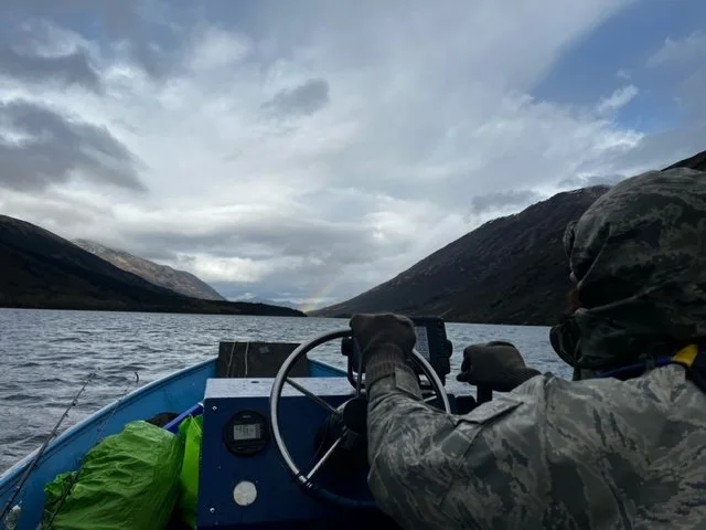 Chilly trolling and a distant rainbow (Copy)