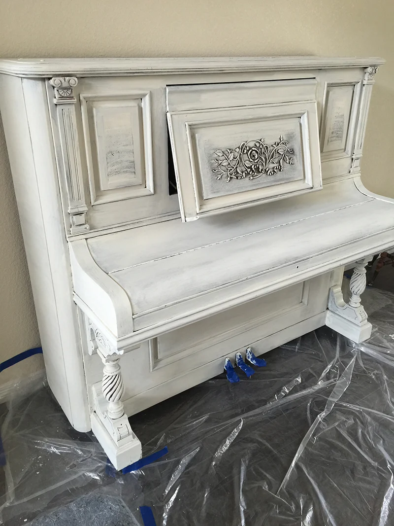 Chalk Painted Piano TutorialMarshelle Coyle