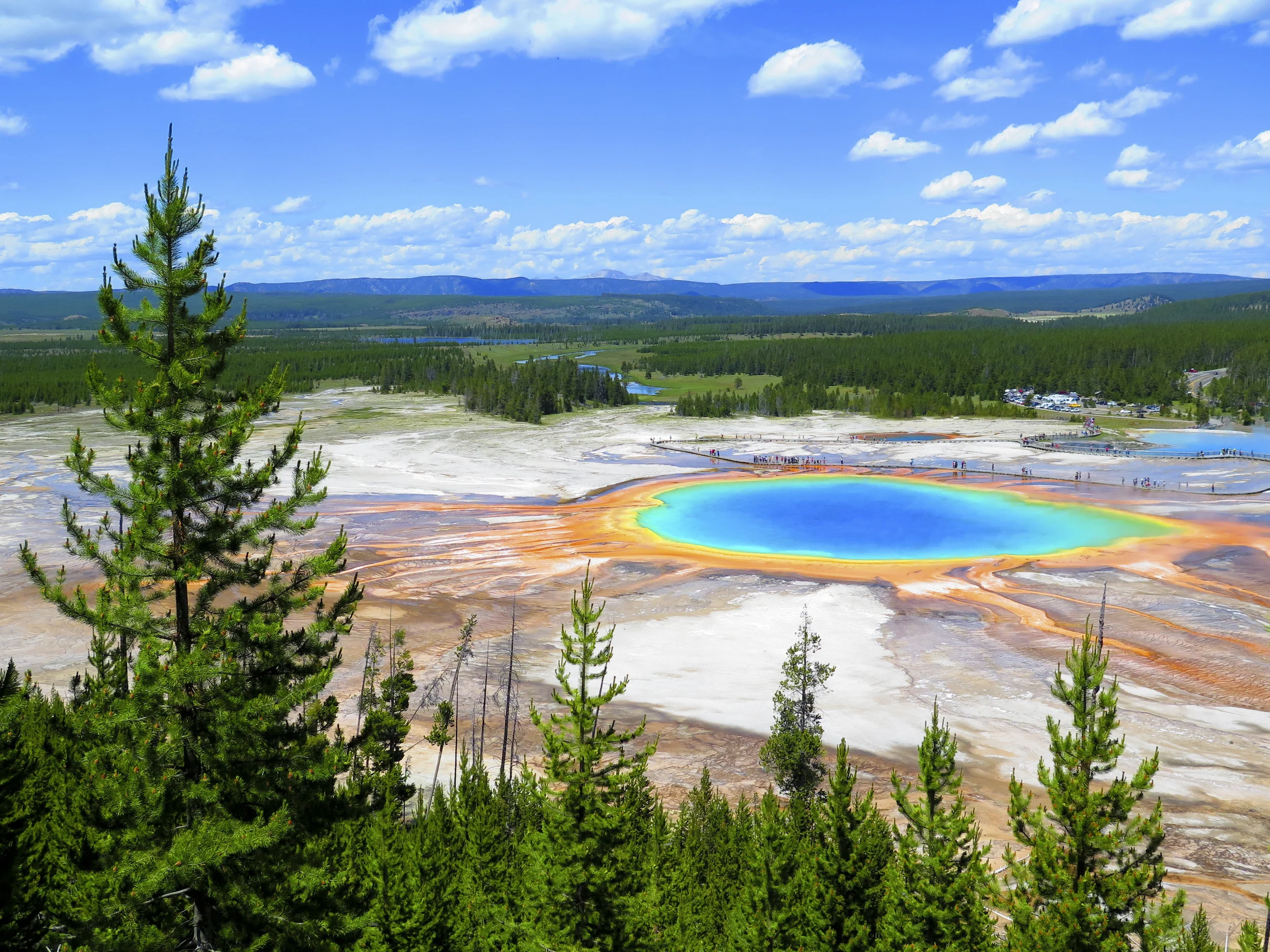 The Grand Prismatic Spring.