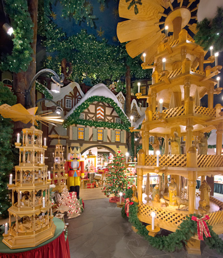 Photography is not allowed inside, but here are a few pictures from their website. http://wohlfahrt.com/en/christmas-stores/rothenburg-ob-der-tauber/the-christmas-village-in-rothenburg-ob-der-tauber