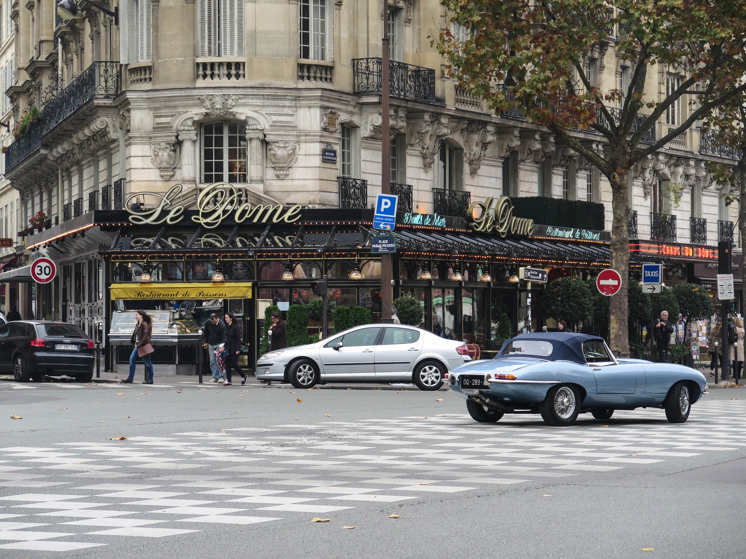 This famous intersection was the starting point of our tour.