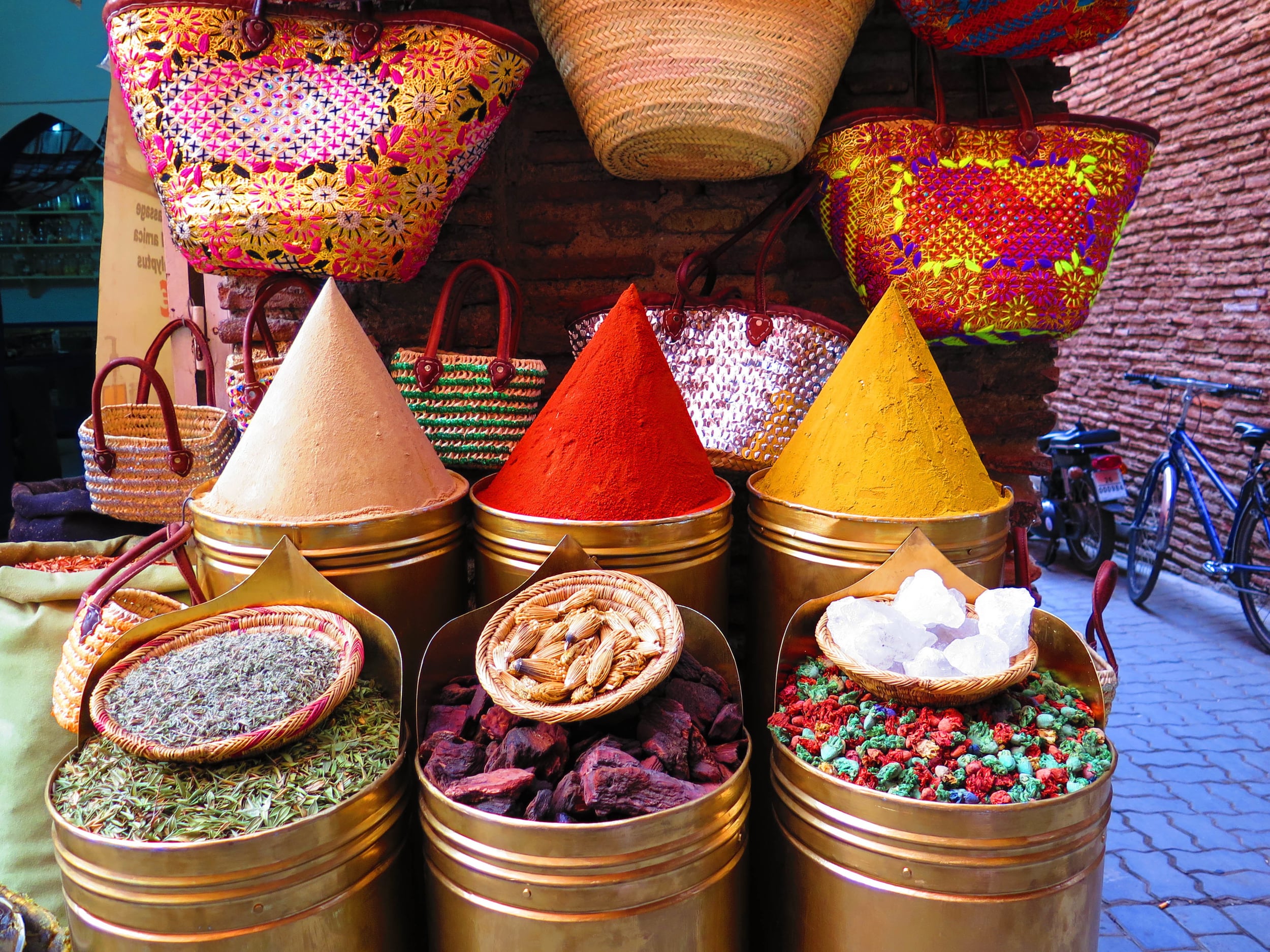 Various spices for sale