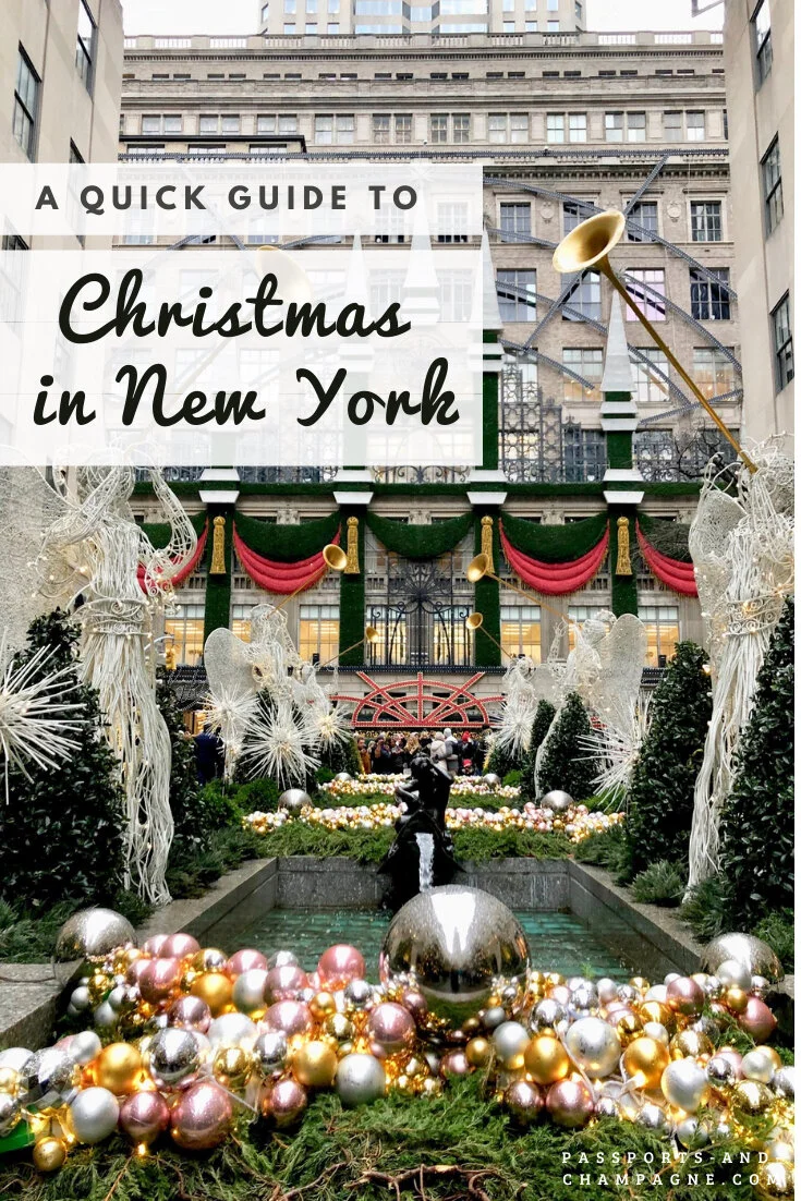 Usa The Best Of New York During Christmas Passports And Champagne