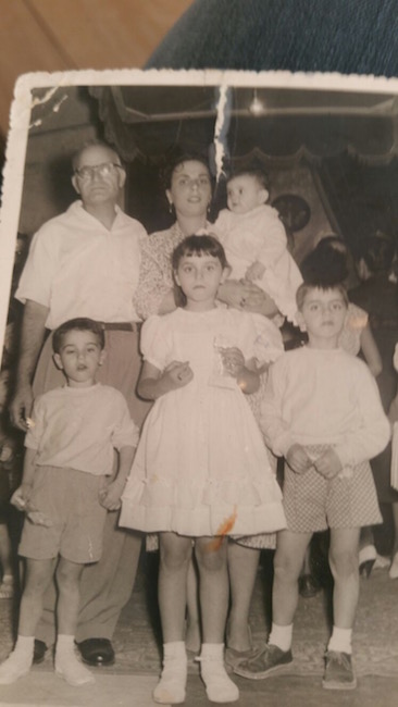 The Cohens in Tunis, 1957. My father is the boy on the right.