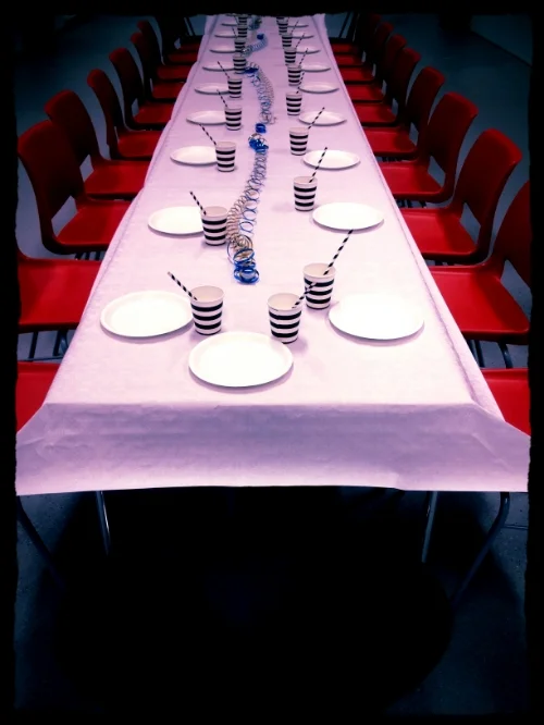 Langbord dekket :)