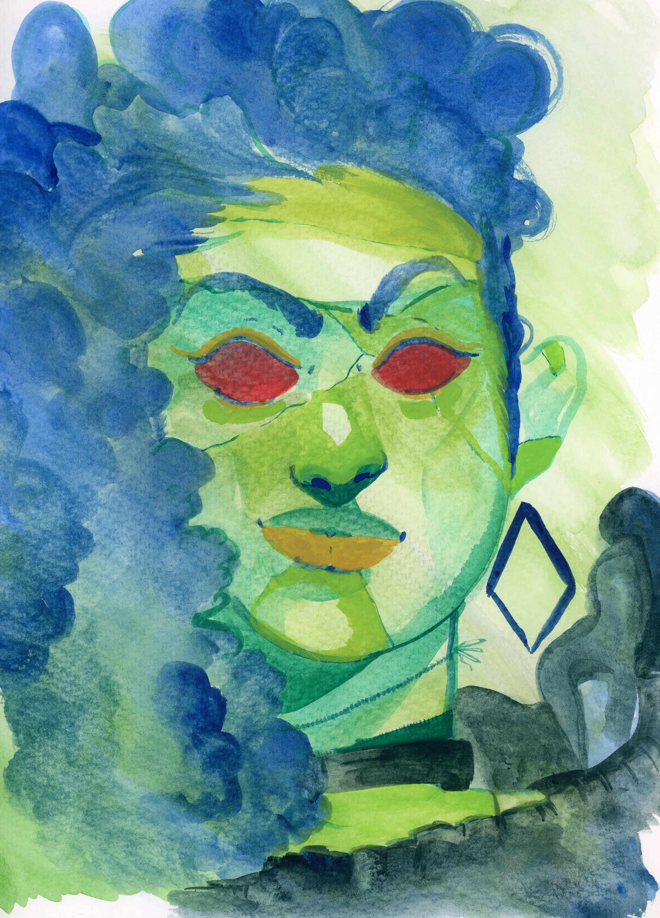 Franq 8 x 10in painting