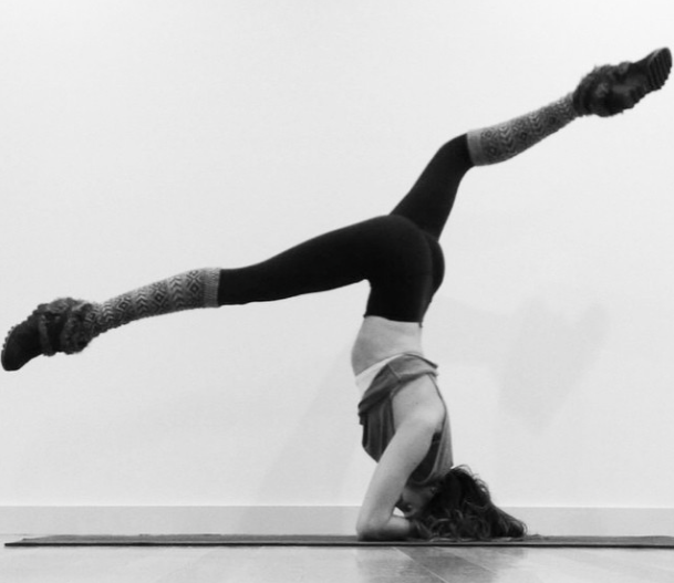 Sirsasana A variation.