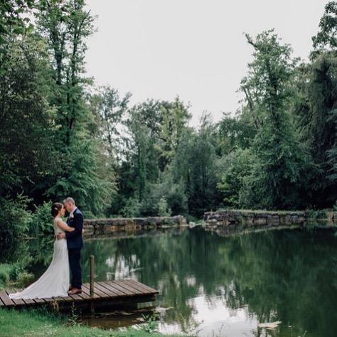 Ian and Nora on  their wedding day at the @lyrathestate. We had the pleasure of designing their wedding invitations #weddinginvitations #waterfordweddinginvites #kilkennyweddinginvites