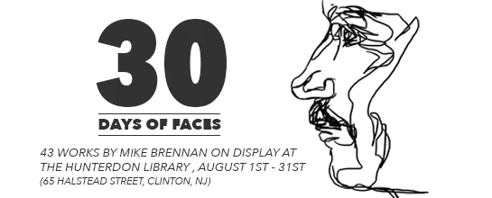 30 Days of Faces exhibit