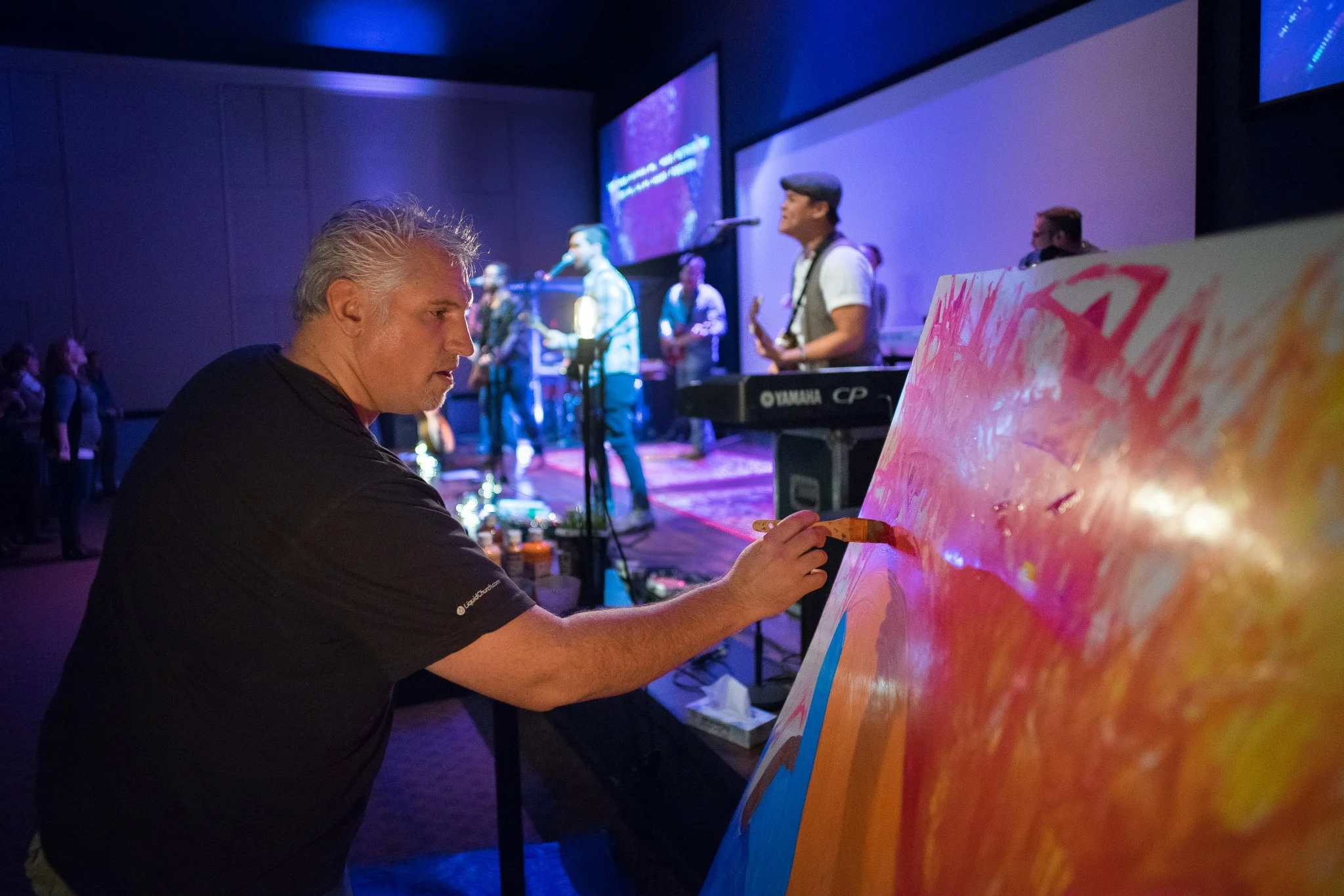 #tbt live painting 