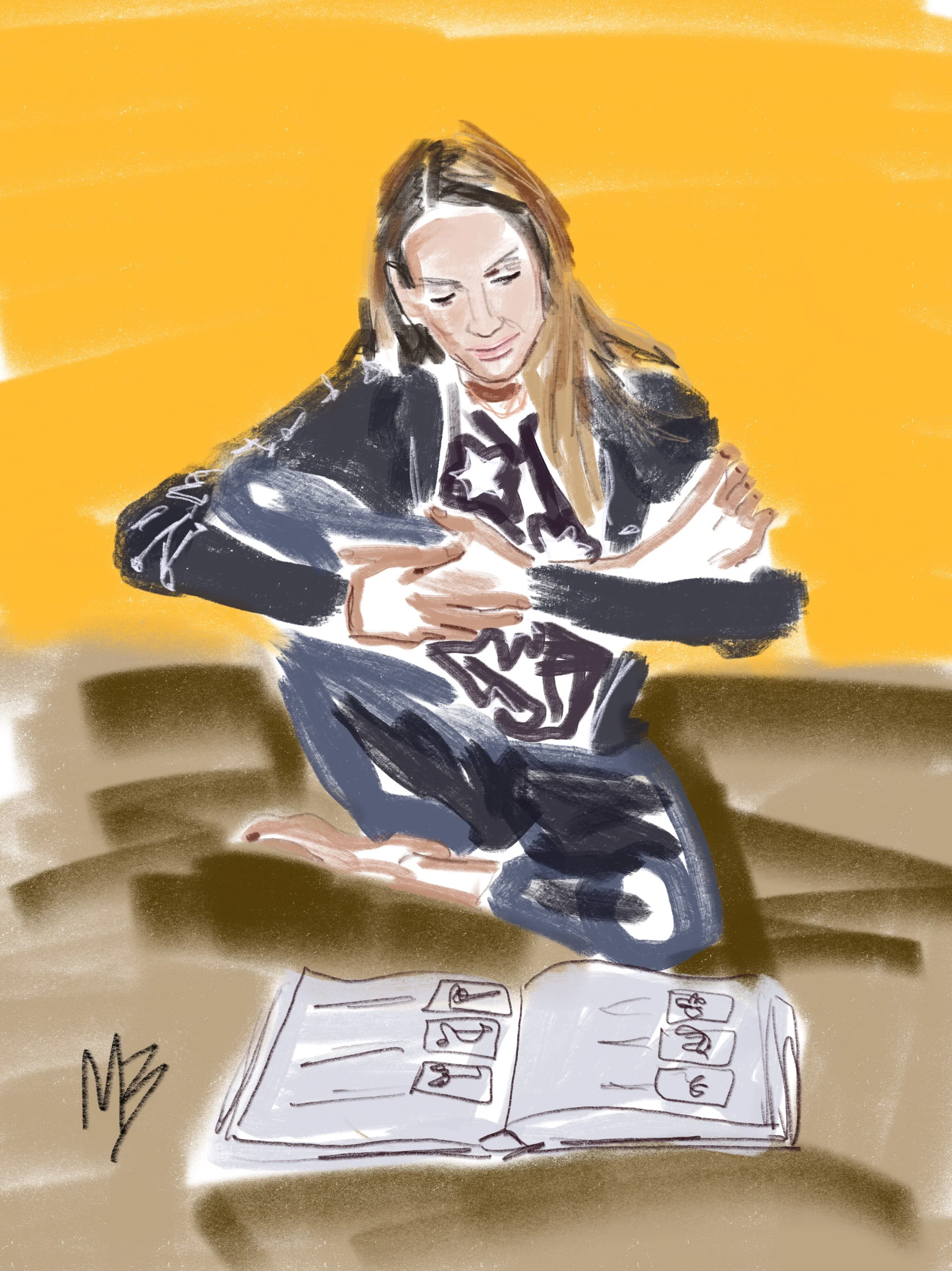 Learning... and stuff. Art inspired by @carydeuber #art #yoga #digitalart #fitness #wellness #health #yogi