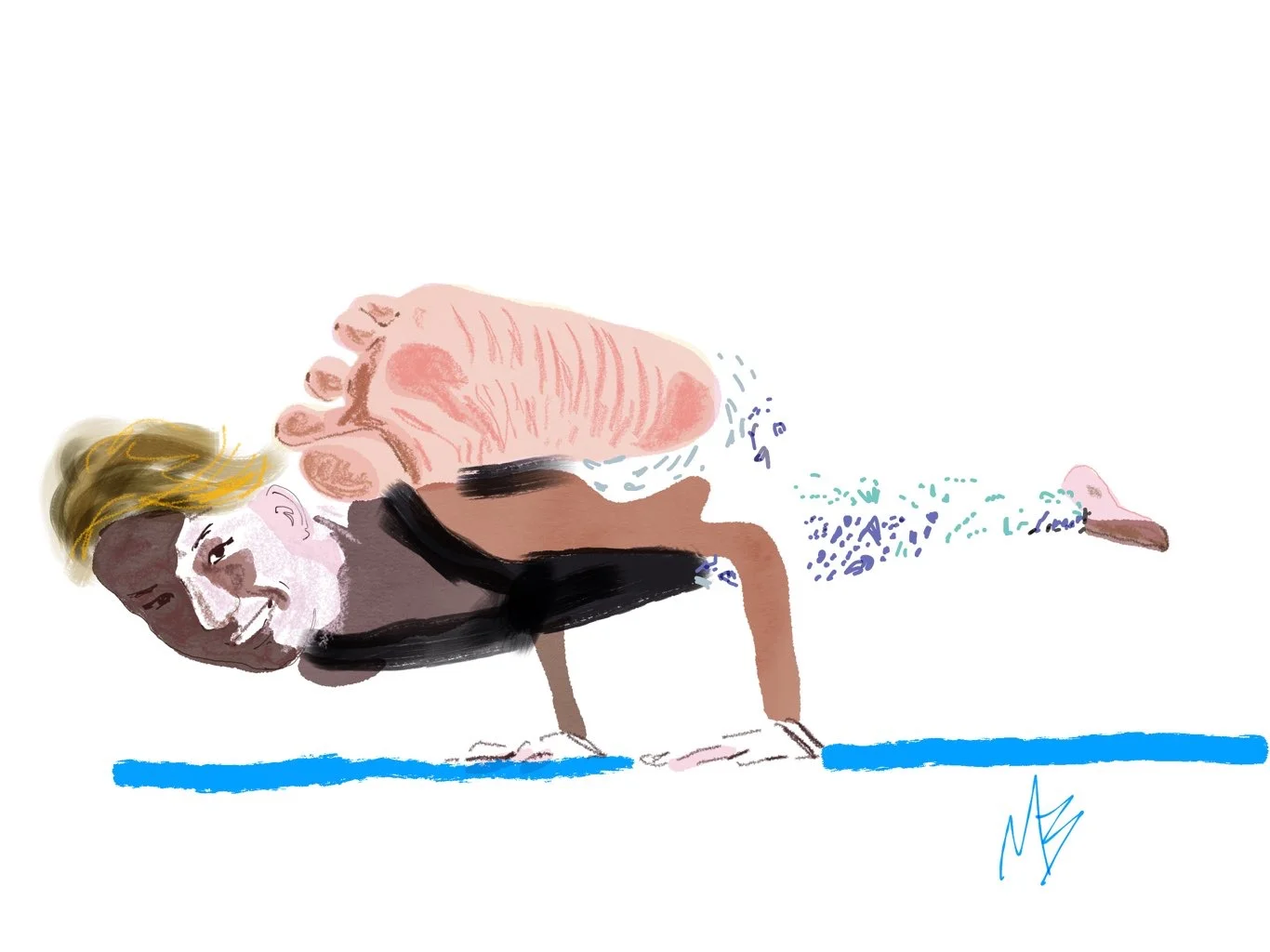 Yoga art inspired by @lale_871