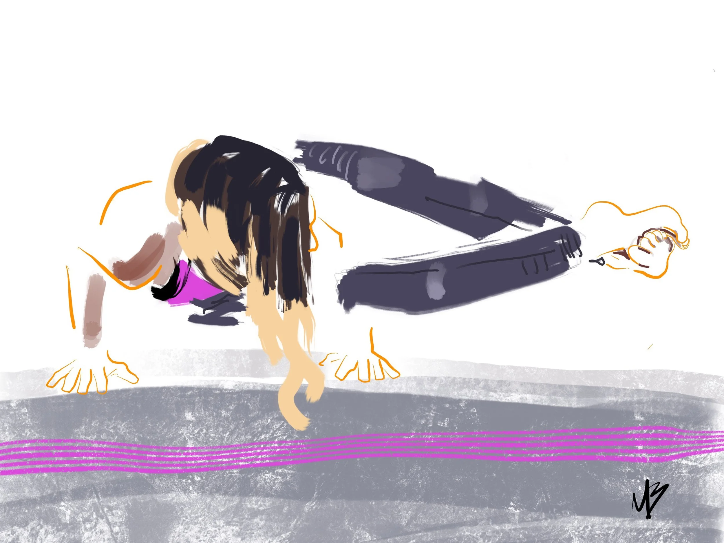 Yoga art / pose