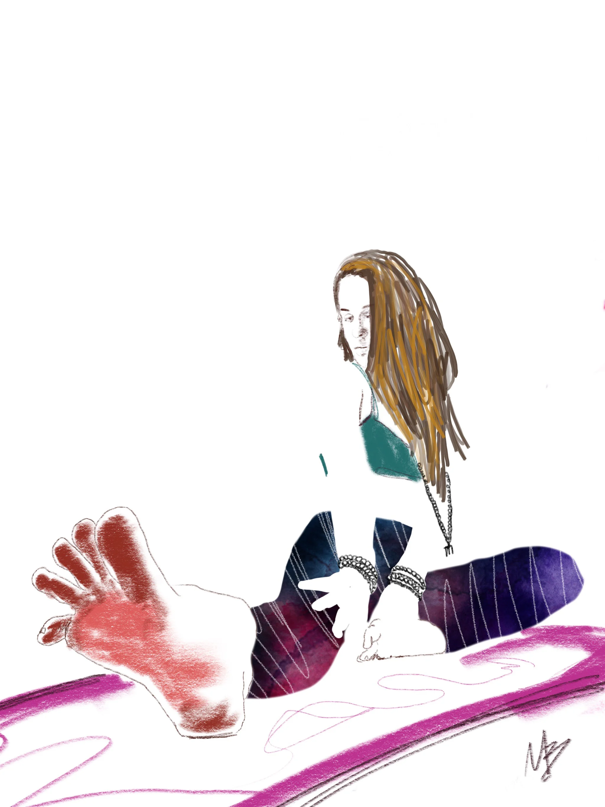 Yoga pose inspired by @intrinsic_journeys #art #digitalart #yoga #yogi #fitness #health #wellness 