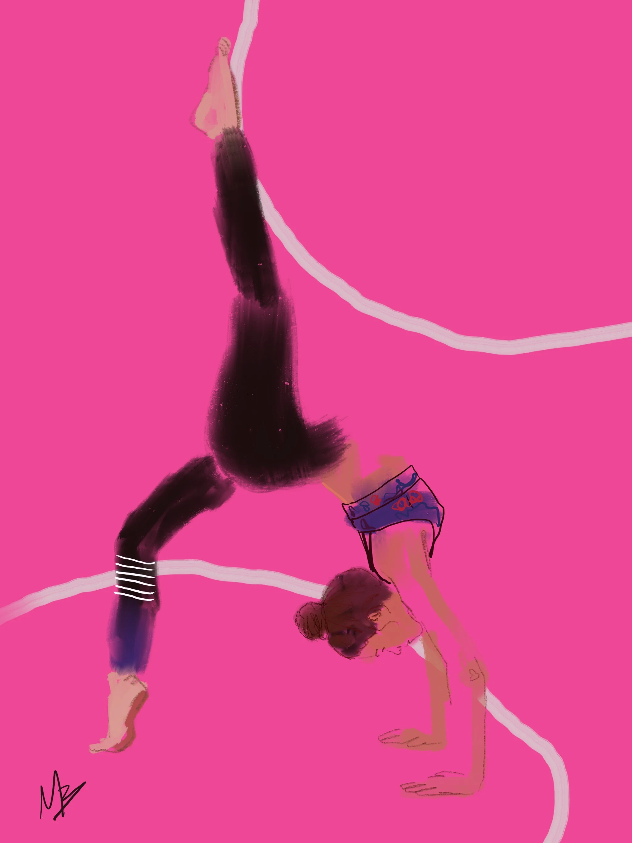 Yoga art inspired by @heyhoneyyoga @danielsuhre @aboutyousport #art #digitalart #yogi #yoga #fitness #health #wellness #yogaart 