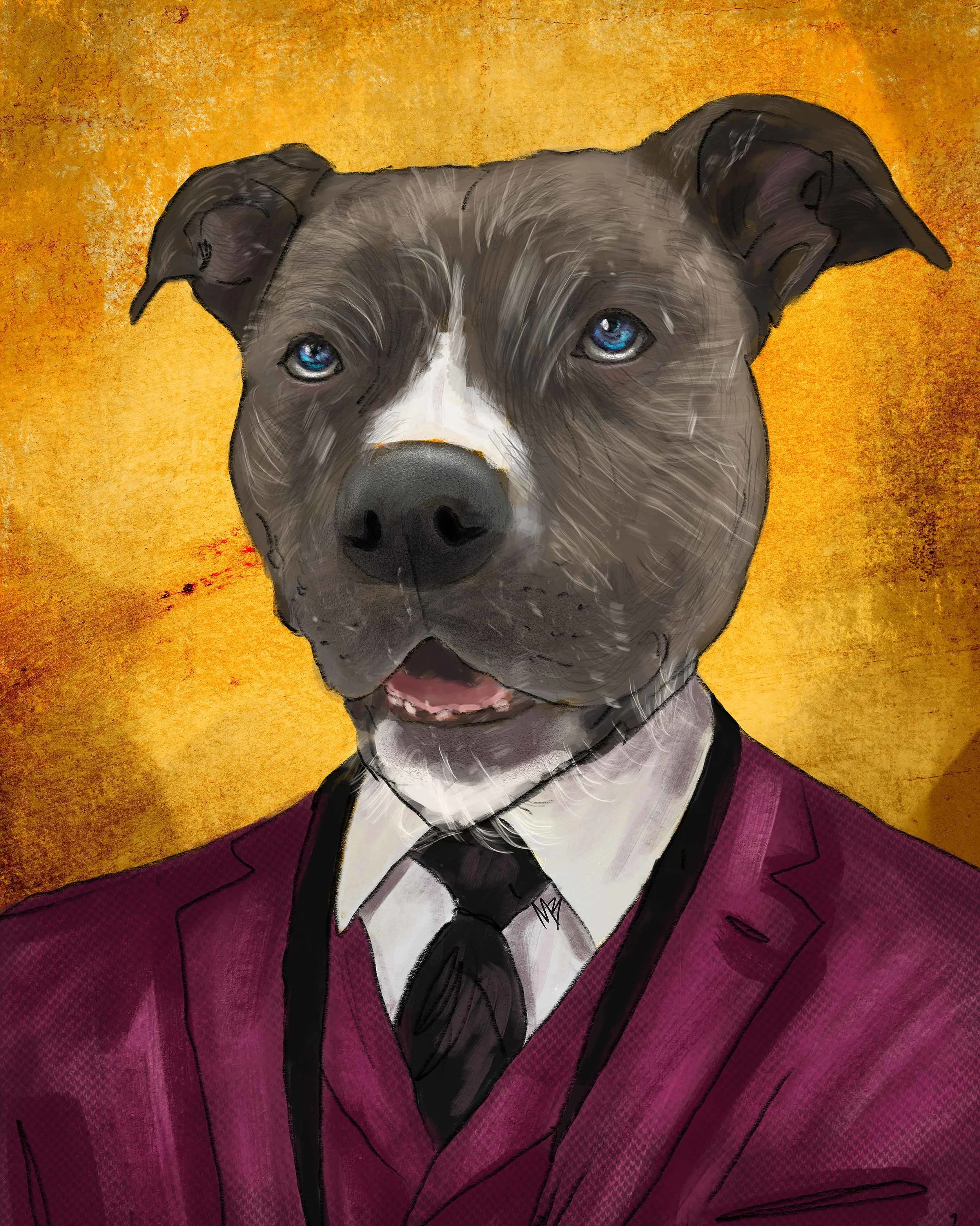 Uniform Pets - The Executive Pit bull