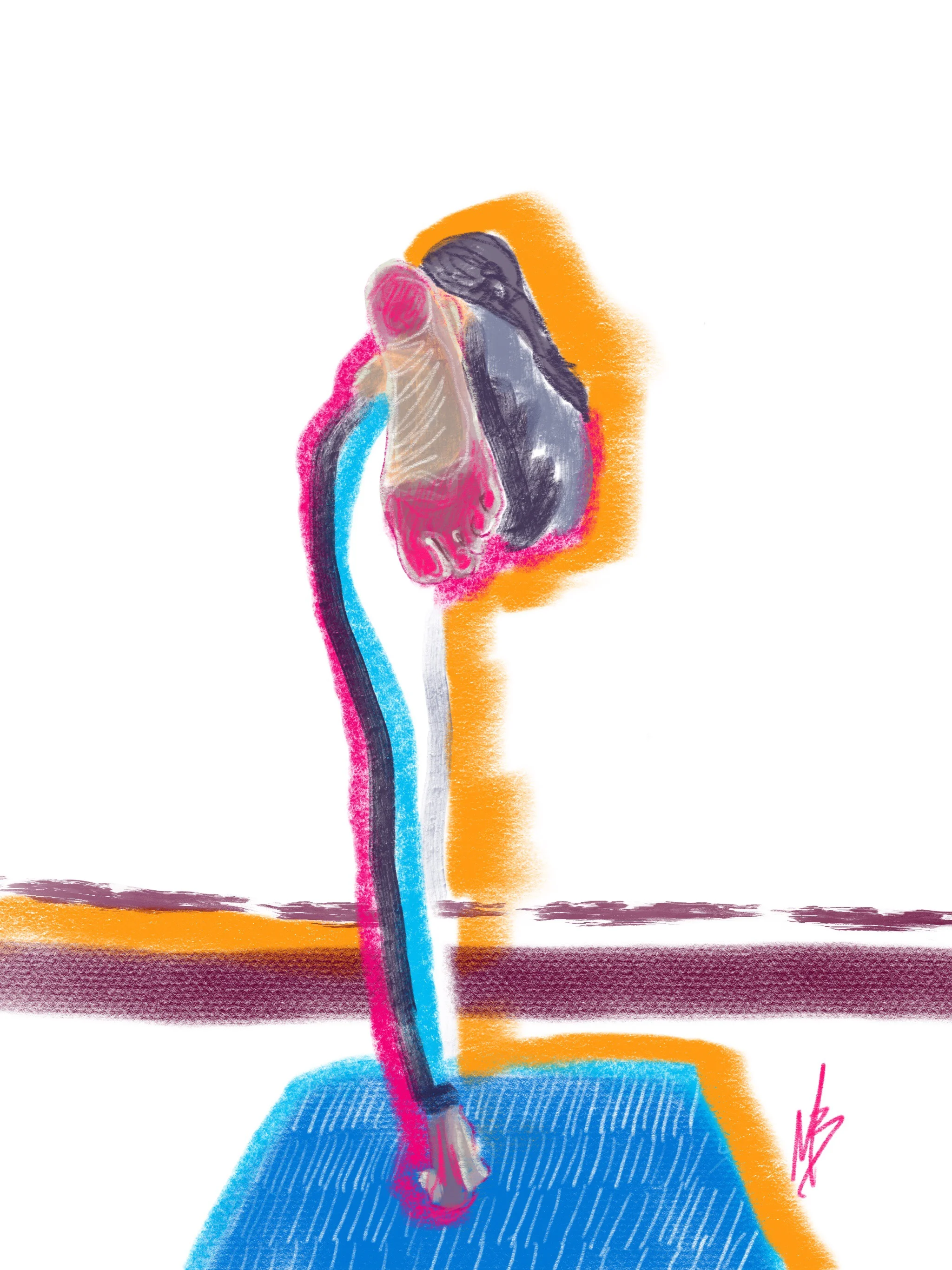 Yoga art inspired by @hannahskyyyy #yoga #yogi #yogaart #yogaartist #fitness #health #digitalart #wellness 