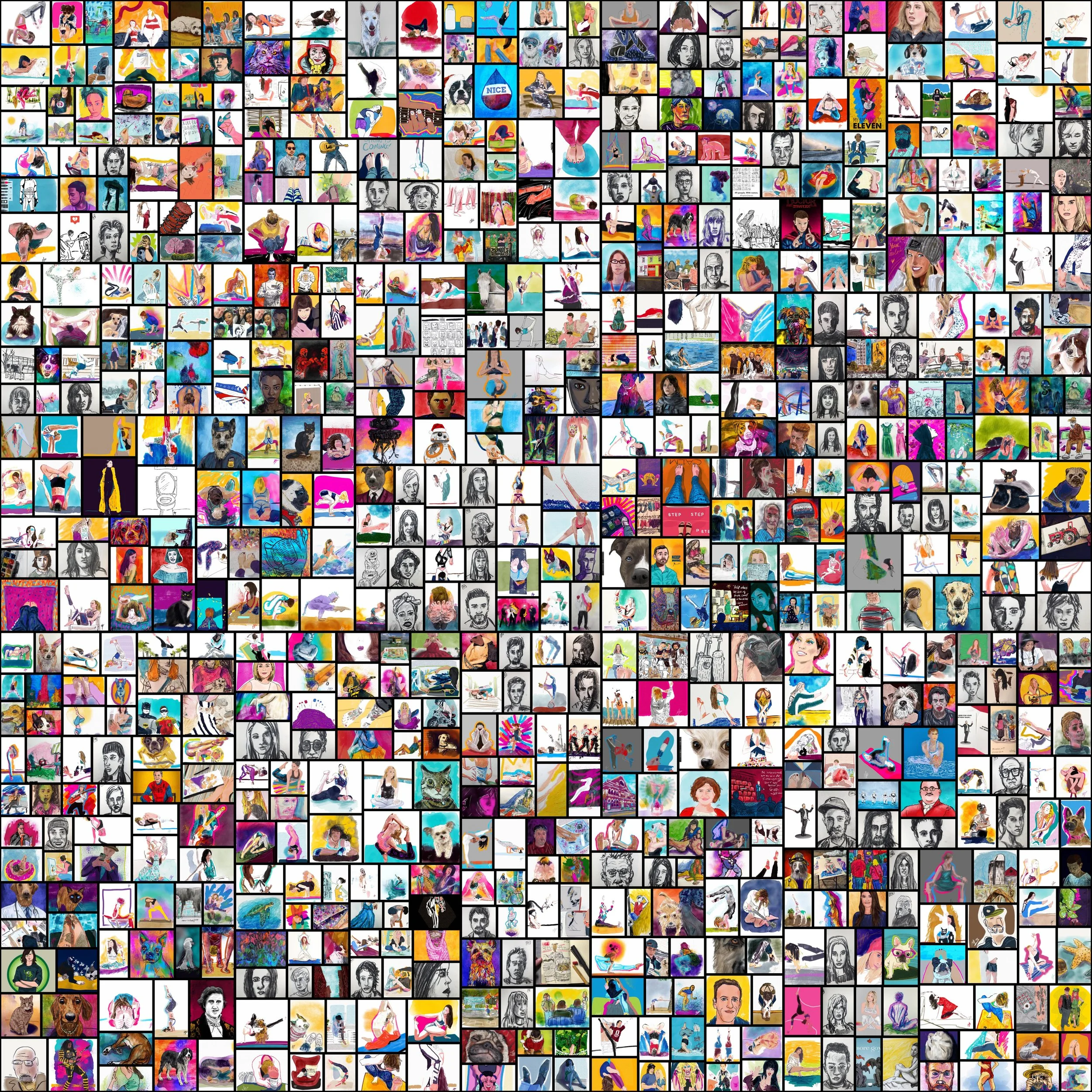 What Does Year Five of 365 Days of Daily Art Look Like?