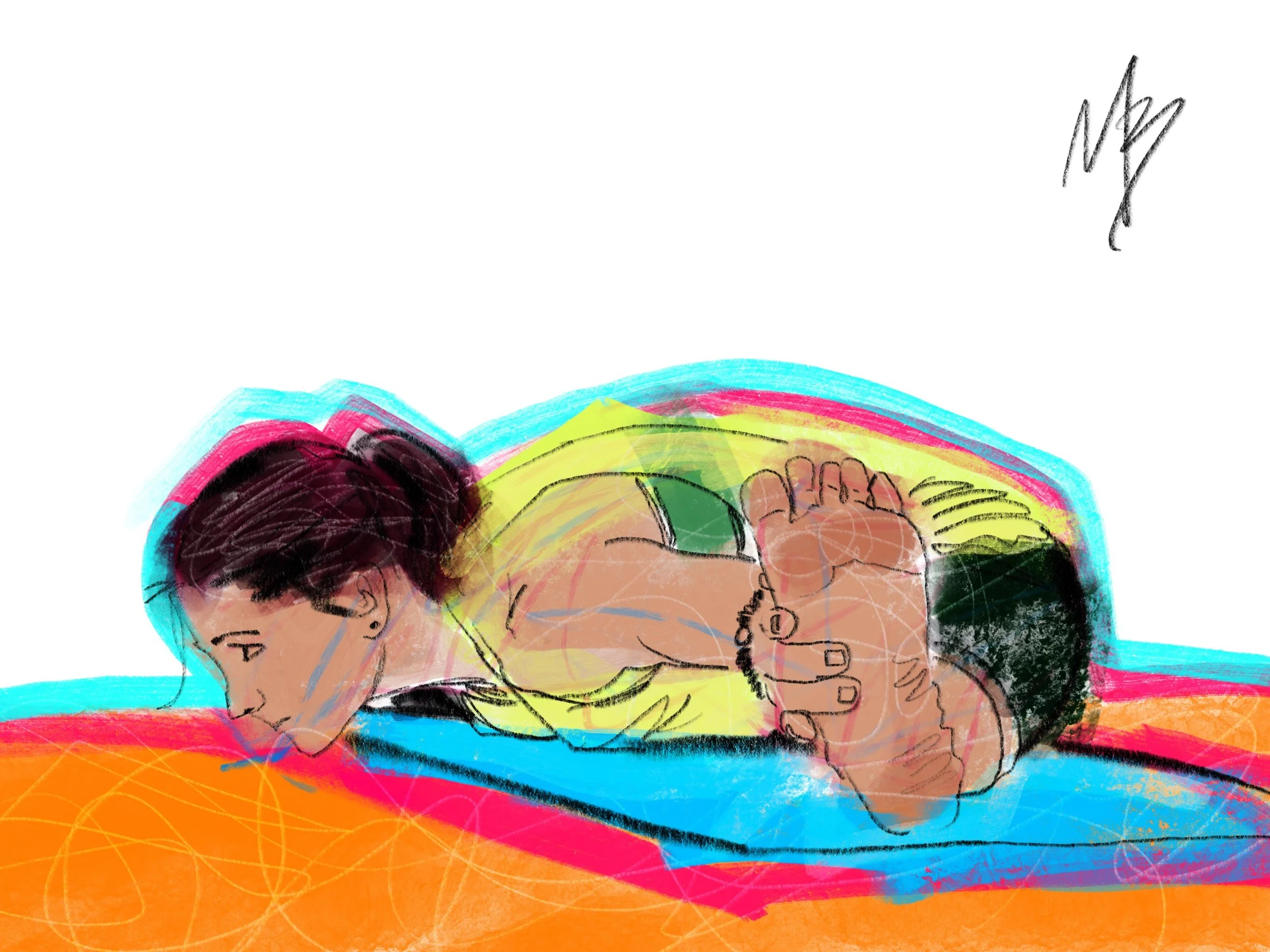 Yoga art inspired by @catvaladezyoga #yoga #yogi #yogaart #yogaartist #fitness #health #wellness #digitalart 