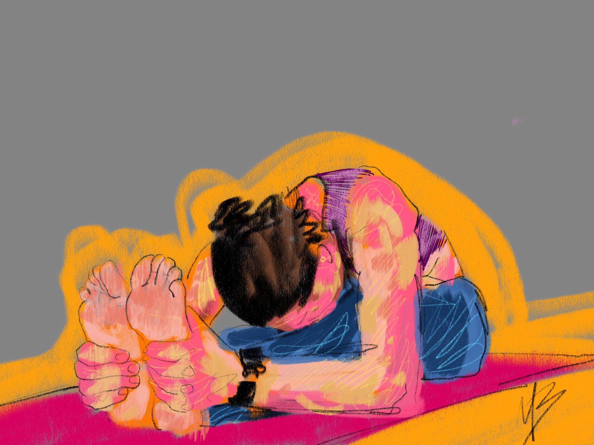 Yoga art inspired by @rebs_1988 @yogi_toes #yoga #yogi #yogaart #yogaartist #fitness #health #wellness #digitalart 