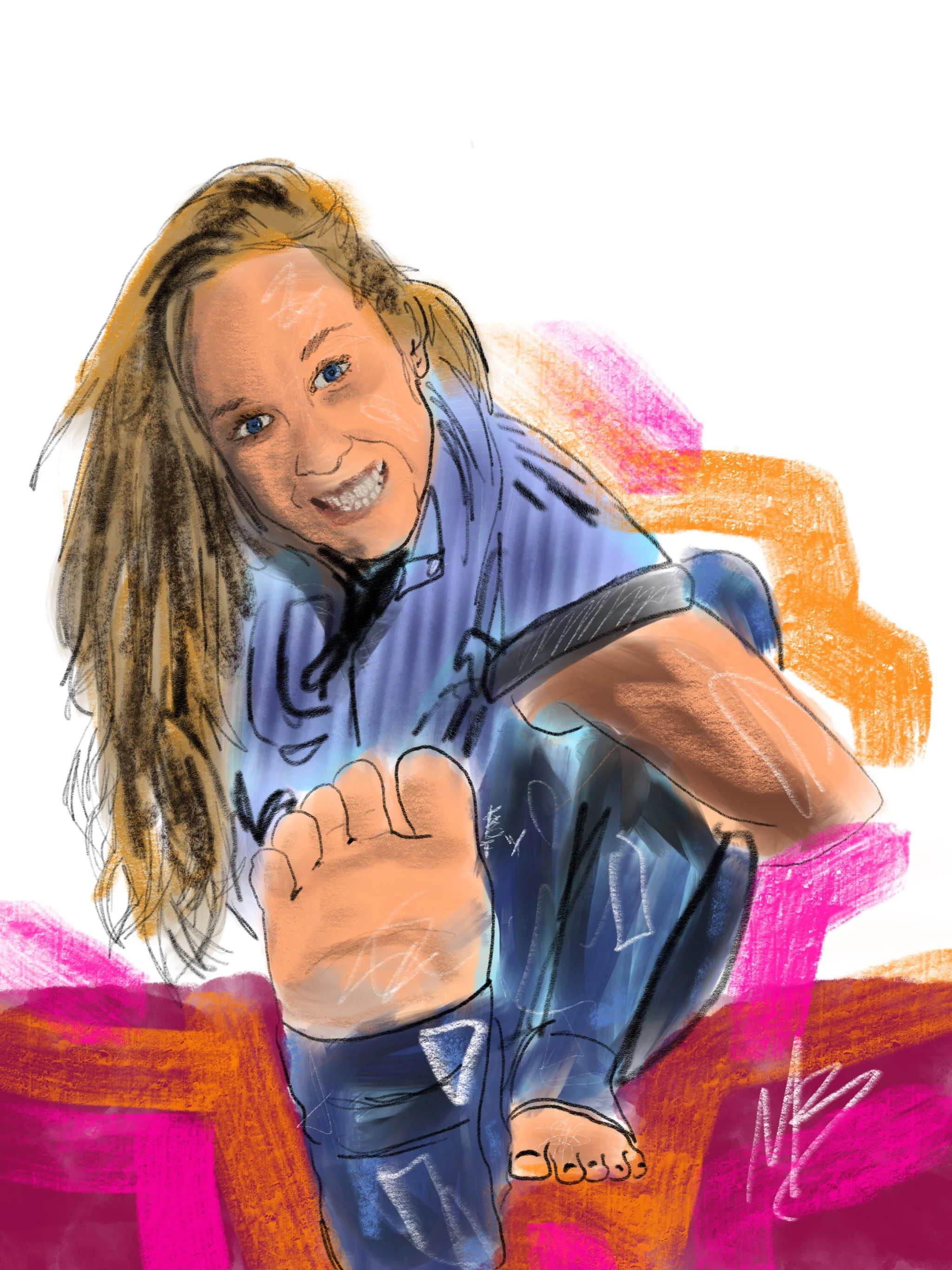 Yoga art inspired by @innerciseyoga #yoga #yogi #yogaart #yogaartist #fitness #health #wellness #digitalart 