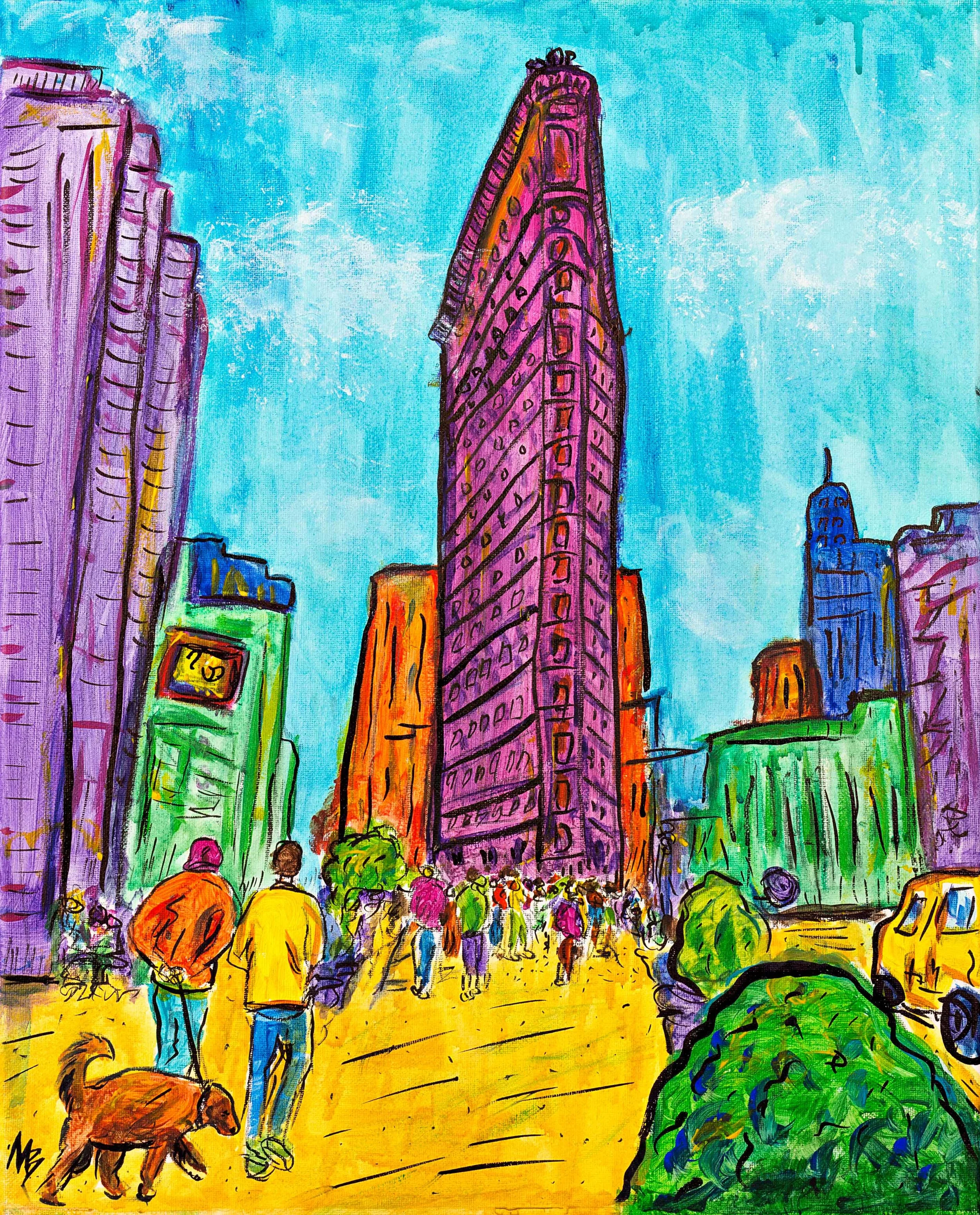 NYC Flatiron Original Painting