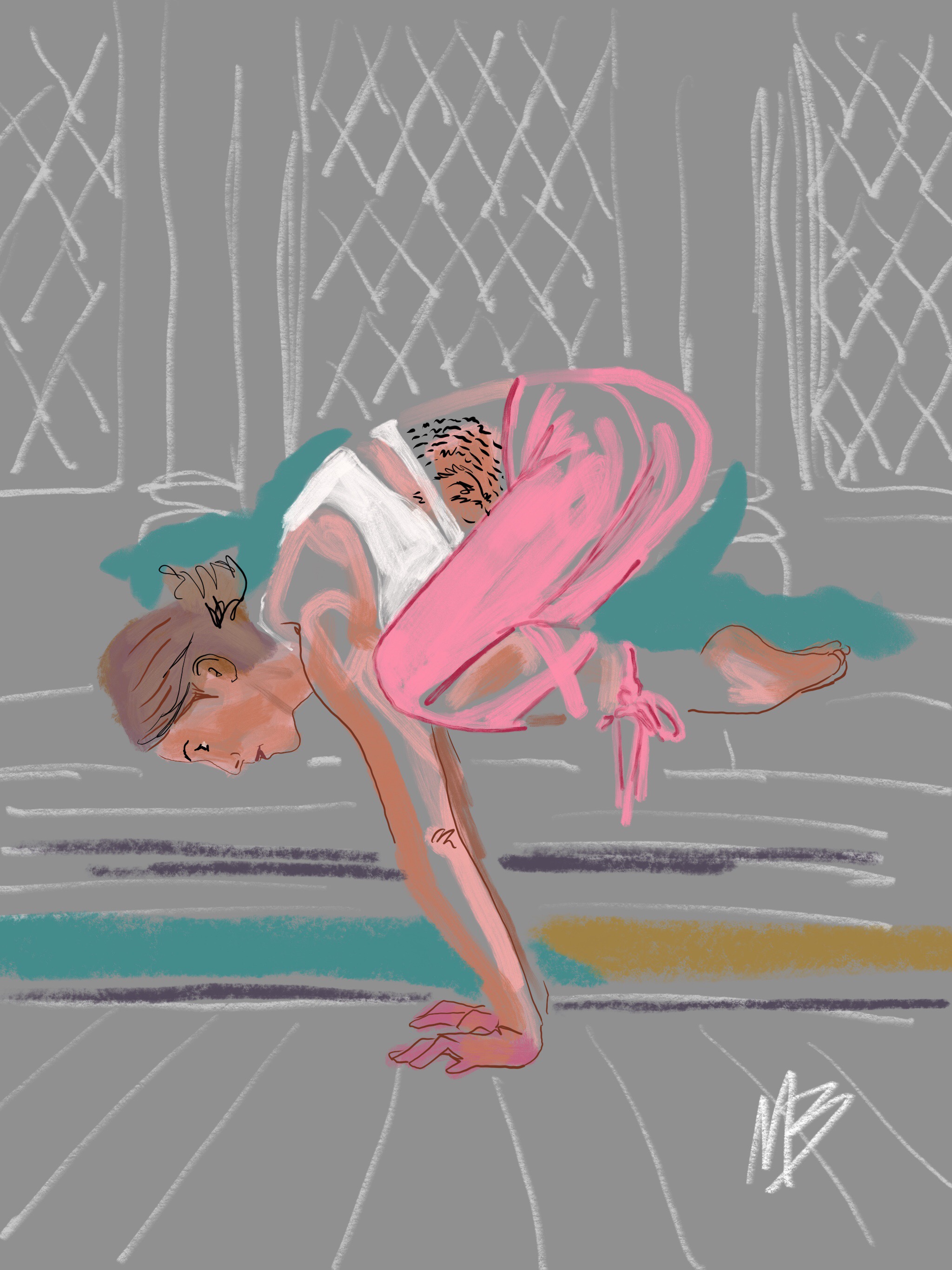 Yoga art inspired by @natashacornishyoga @daneridgway #yoga #yogi #yogaart #yogaartist #fitness #digitalart #health #wellness 