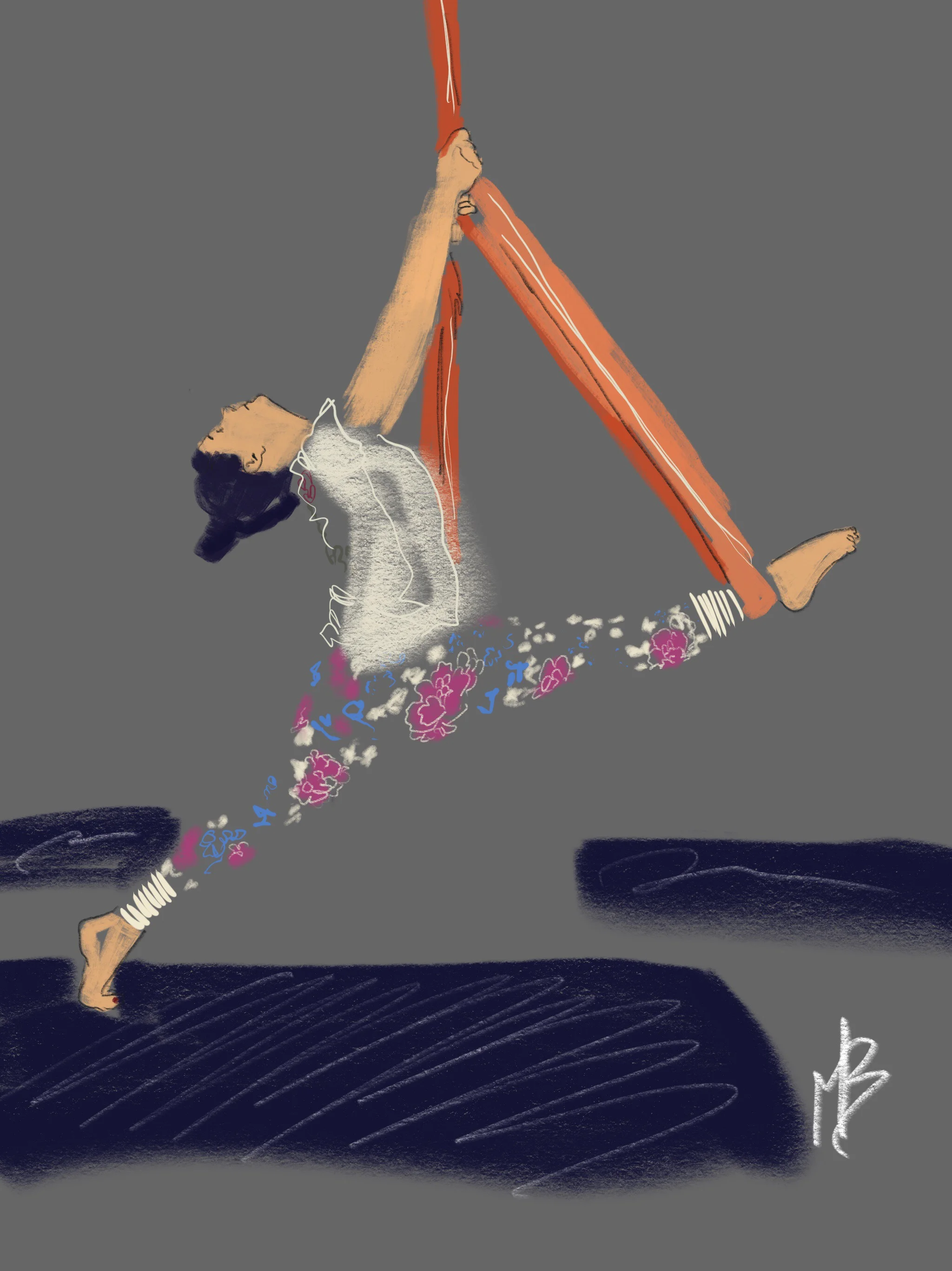 Yoga art inspired by @alexandralyons #yogi #yoga #yogaart #yogaartist #fitness #wellness #health #digitalart 