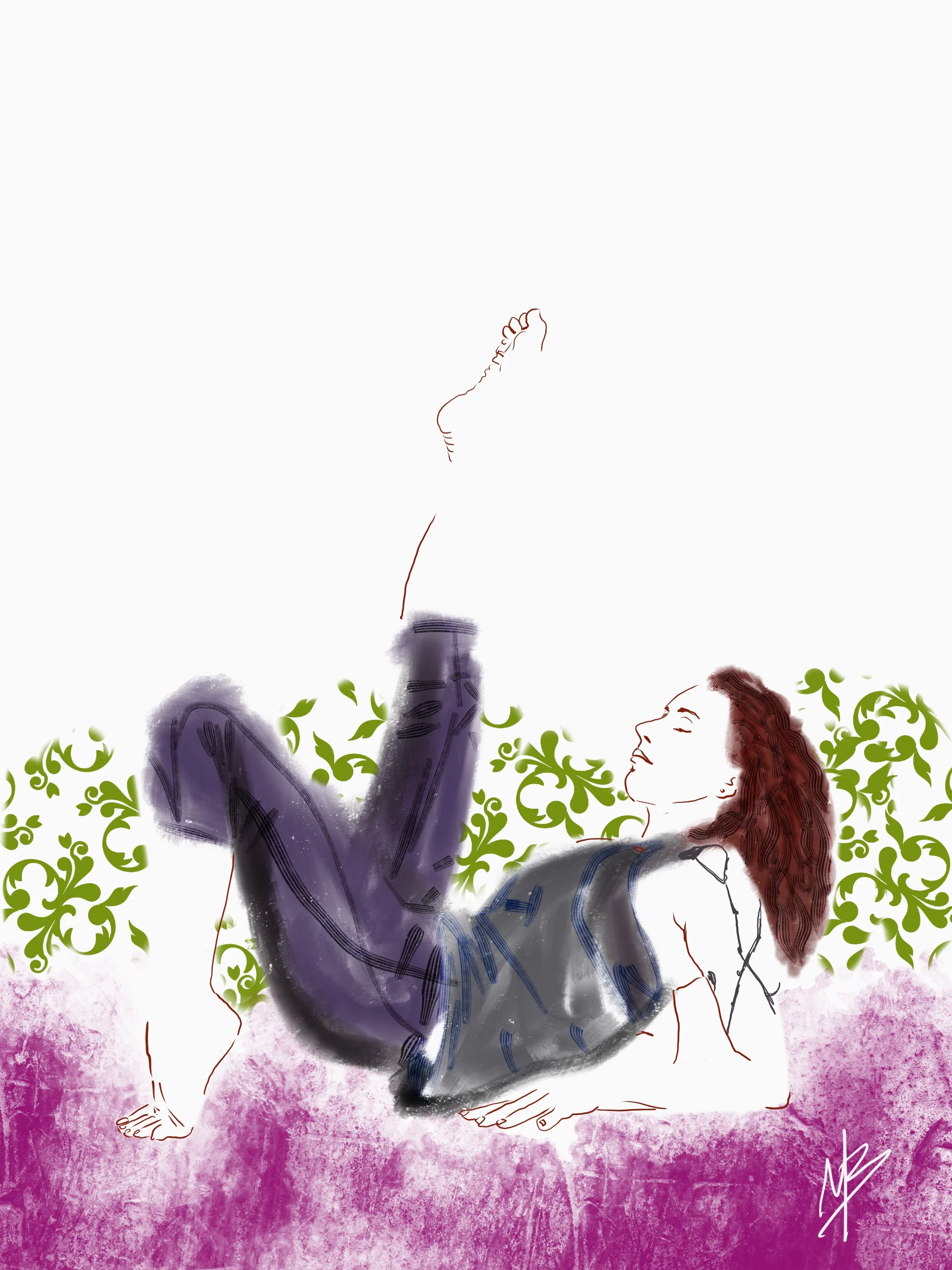 Yoga art inspired by @litasrituals #art #yoga #yogaart #yogi #yogaartist #fitness #health #wellness #digitalpainting 