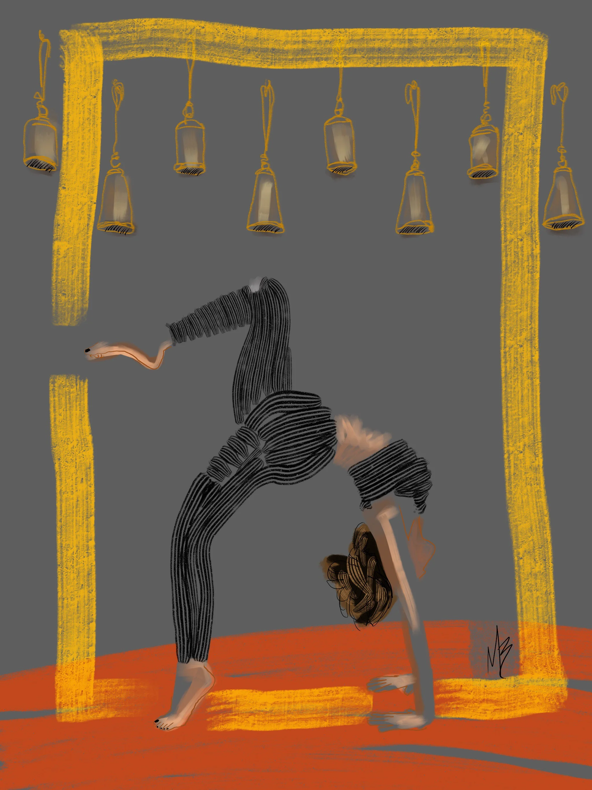 Yoga art inspired by @pureyoganyc @carolineshelley #yoga #yogi #yogaart #yogaartist #fitness #health #wellness #digitalpainting 
