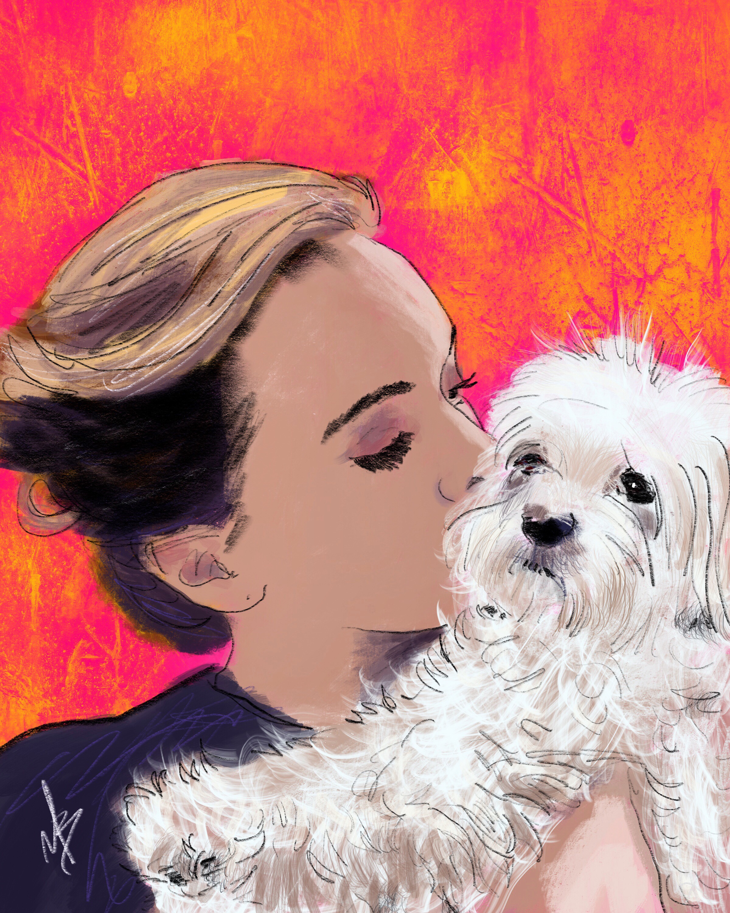 This one is for the lovely @dpanabaker and her pup Bella! The softer gentler side of Killer Frost. Thanks for being awesome. #daniellepanabaker #killerfrost #theflash #bella