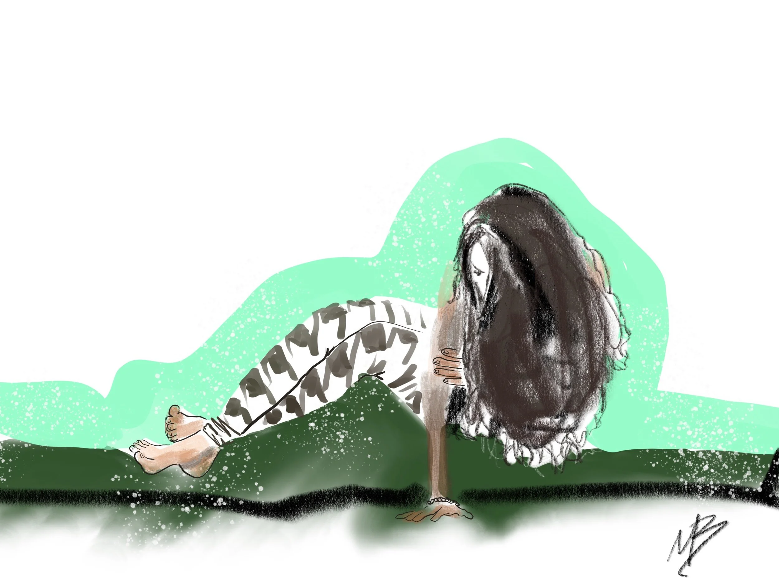 What are you up to this weekend? | yoga art inspired by @lamise #yogi #yoga #yogart #yogaartist #fitness #digitalart 