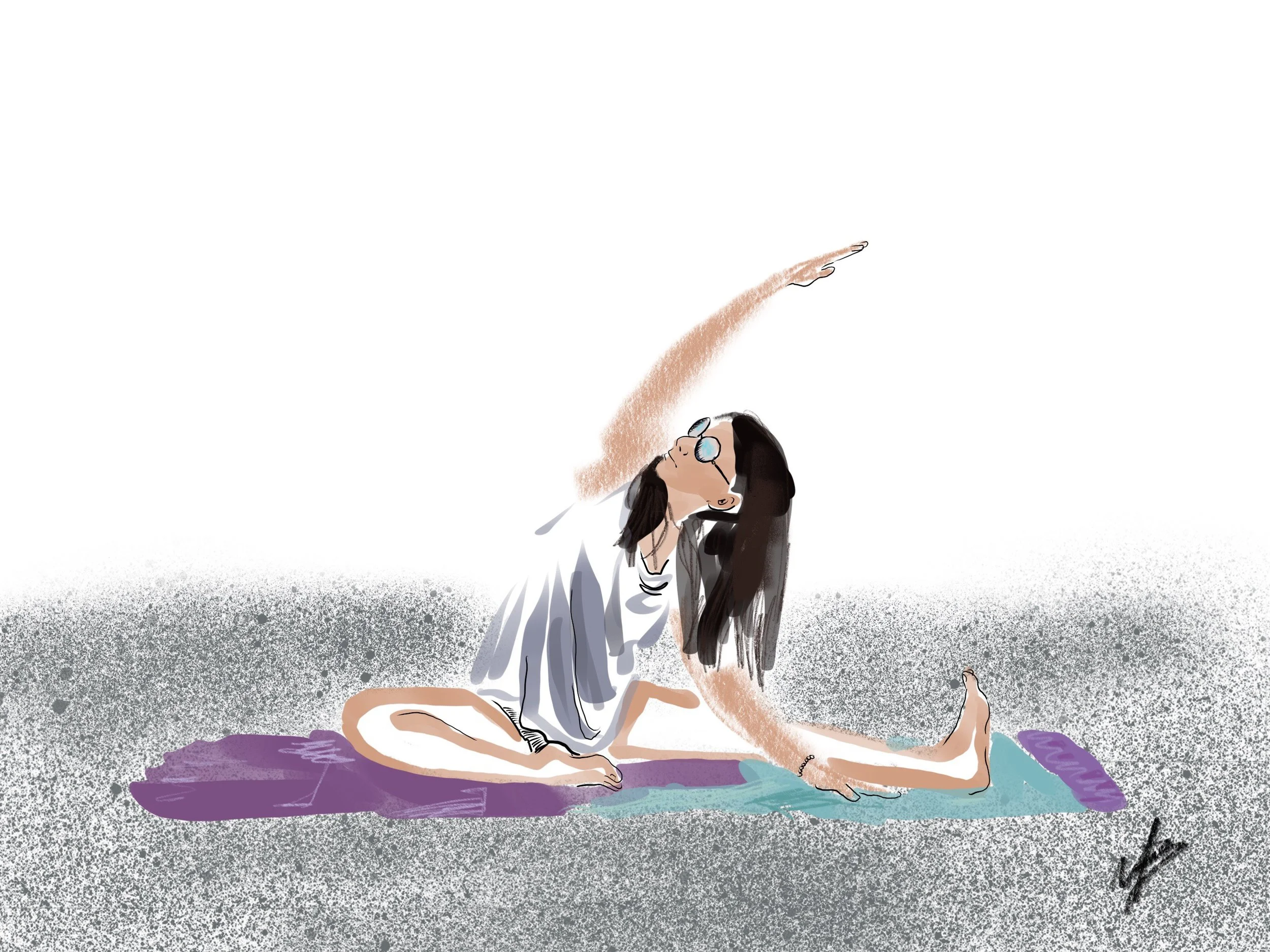 Sometimes you have to keep stretching. You've traveled too far to give up or head back, yet it might be hard to see the road ahead. It stretches us. Keep showing up
