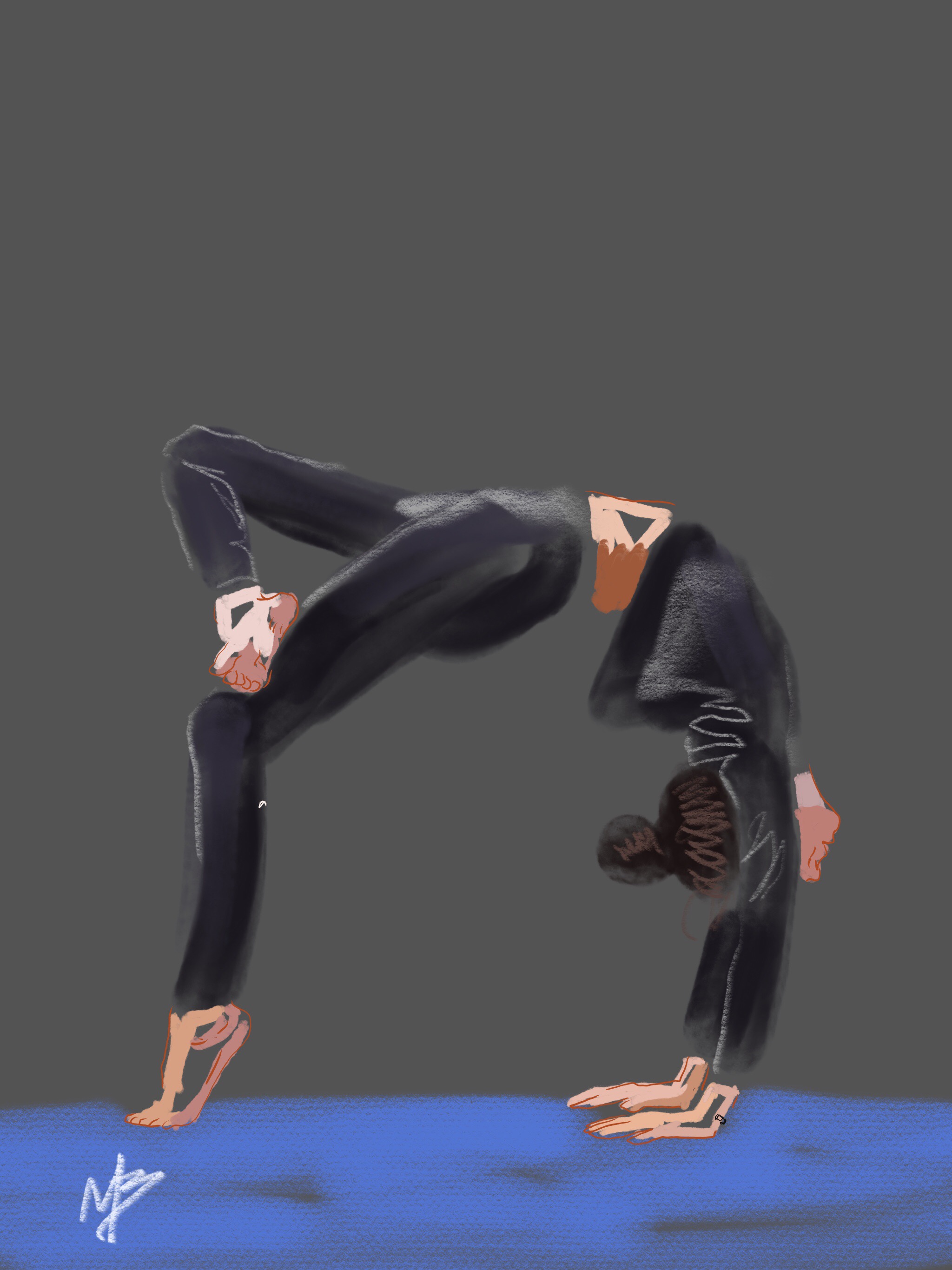 Need a new perspective? What do you need to look at differently? | art inspired by @yogaluls @tariqalnaif @aloyoga #yoga #yogi #yogart #yogaartist #digitalart #fitness 