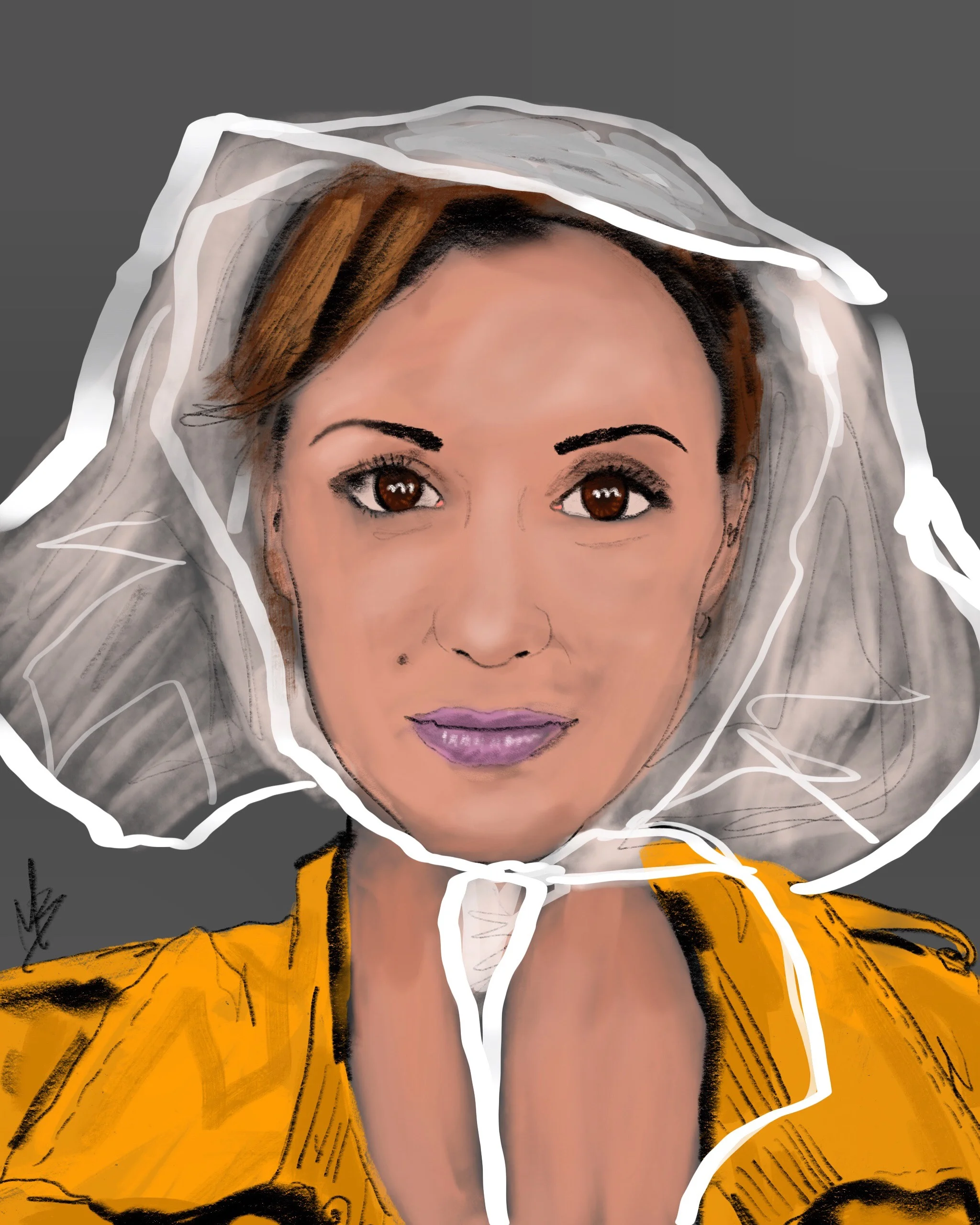Glad to start season 4 of #haltandcatchfire | here's some #fanartof the fabulous @kerrybishe - love your work 👏🏻 #kerrybishe #amc #art #artist #actress #digitalart