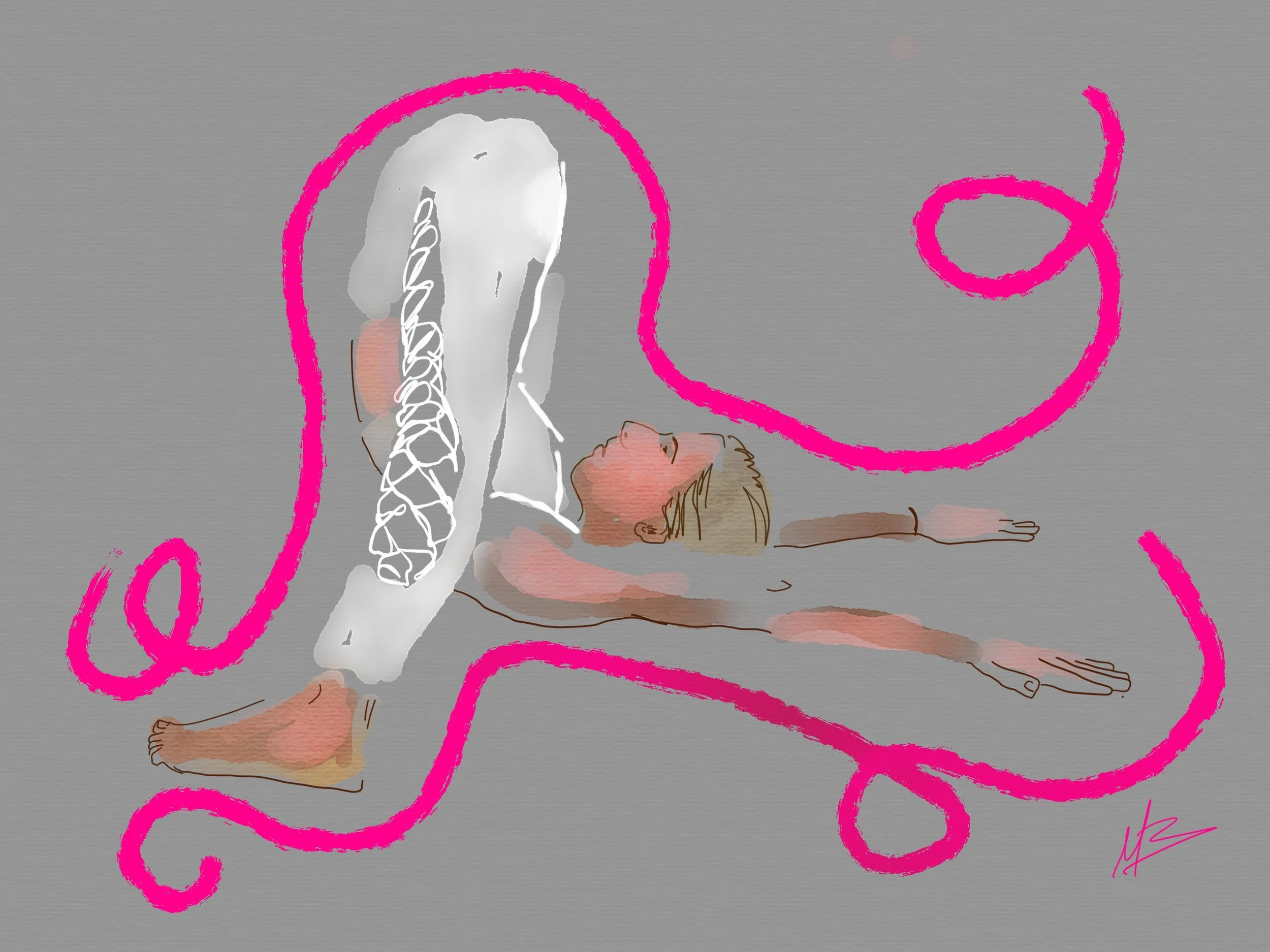 Not gunna lie. It's Friday and I feel like I'm heading into the weekend upside down and twisted. Gunna do my best to recalibrate. | art inspired by @yoga_life1 @nwoy #yoga #yogi #yogaart #yogaartist 