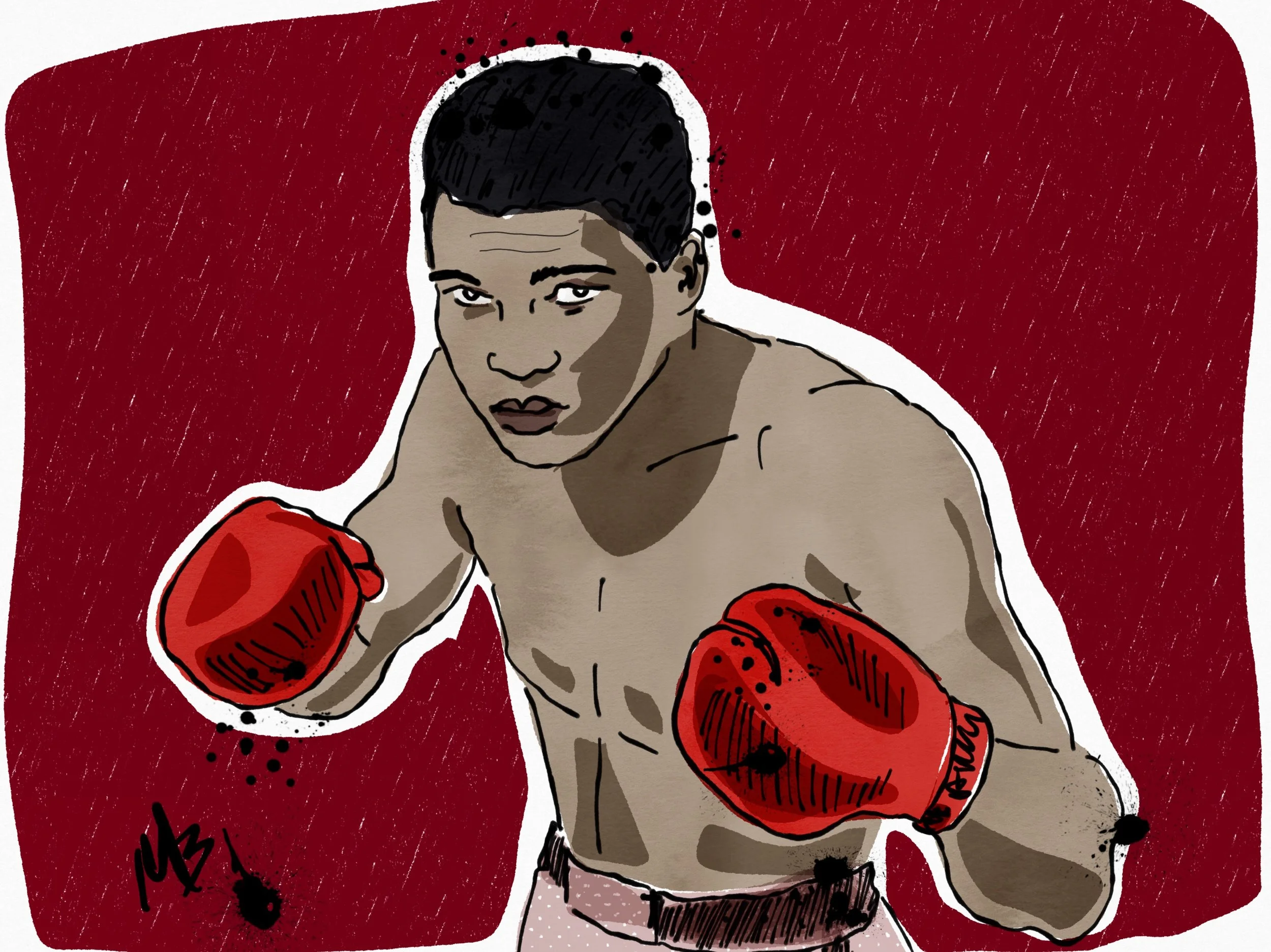 The fight