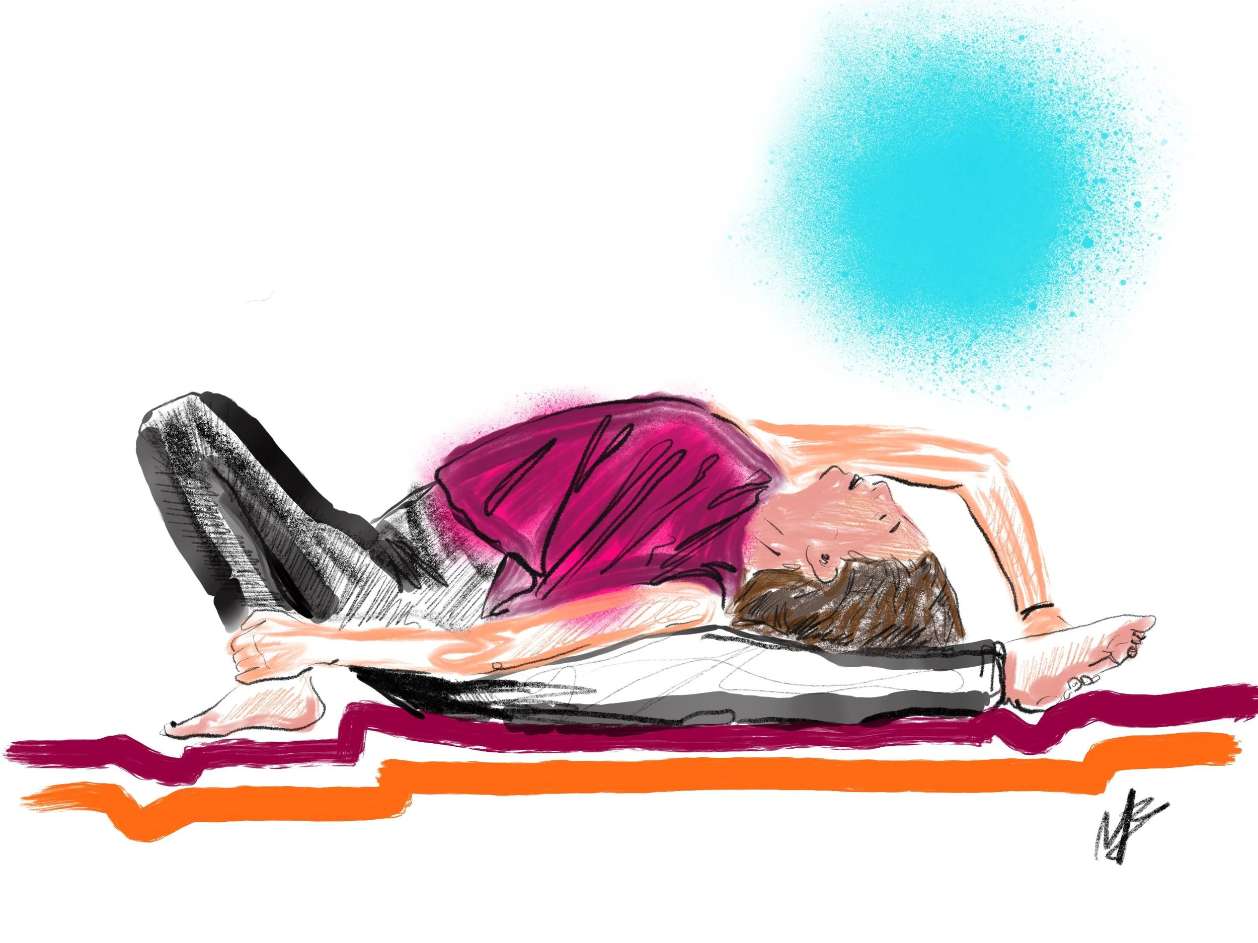 Dream out loud. | art inspired by @melmof_ #yoga #yogi #yogaart #yogaartist #fitness 
