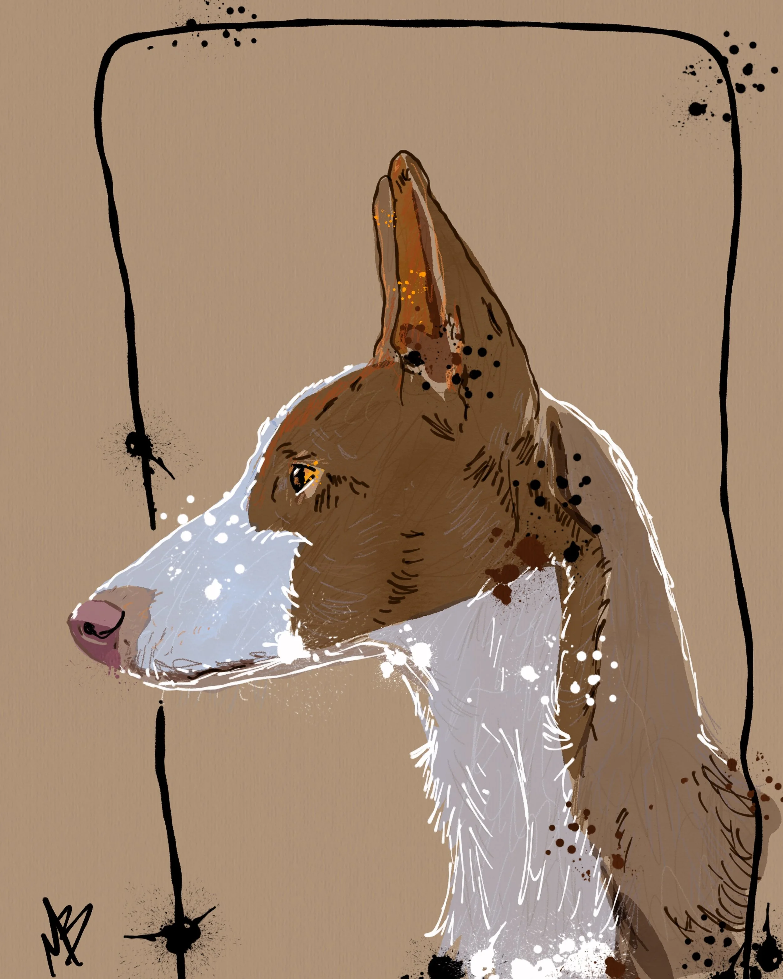 A little doggie sketch tonight | art inspired by @flechaslife #sketch #dog #art #artist #njartist #pet #petportraitartist #petpirtrait #doggy #dogs_of_instagram #doglife #petparent #petpreneur #mikebo
