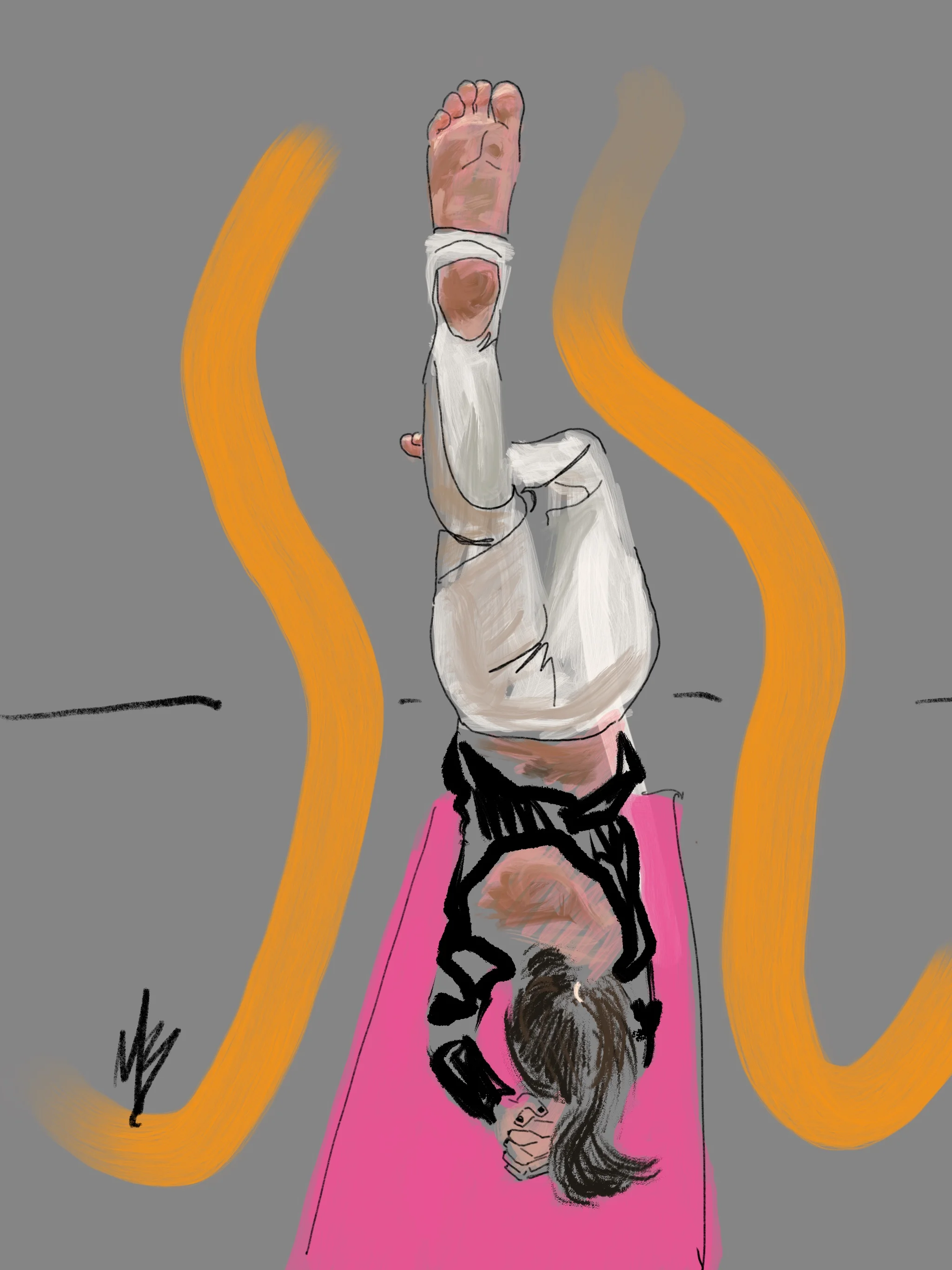Show yourself compassion. Everyone needs grace. | art inspired by @ch3rlieflow #yoga #yogi #yogaart #yogaartist #fitness 