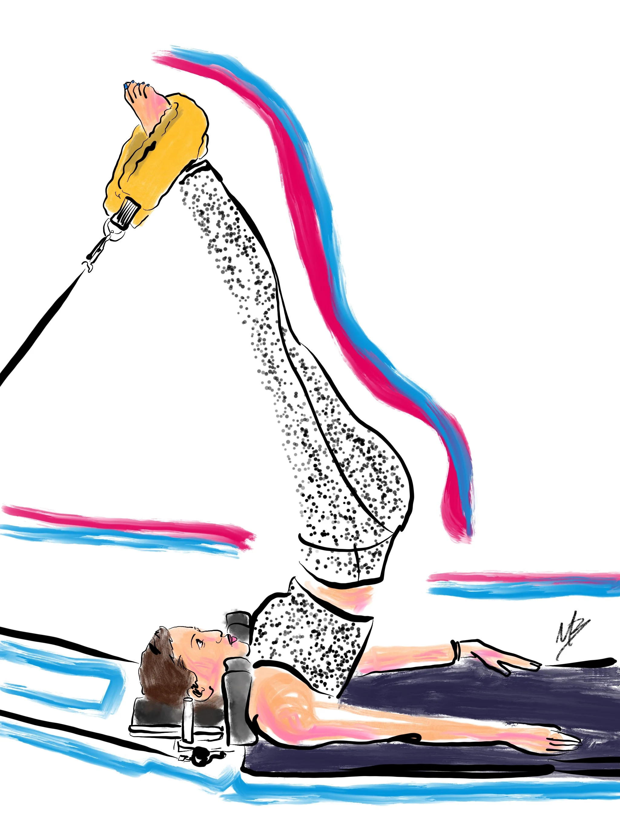 Some Friday fun. The always lovely @katehudson - let’s stretch the weekend as much as we can! @fabletics #pilates #fitness #fableticsfriday #tgif #fitnessart 