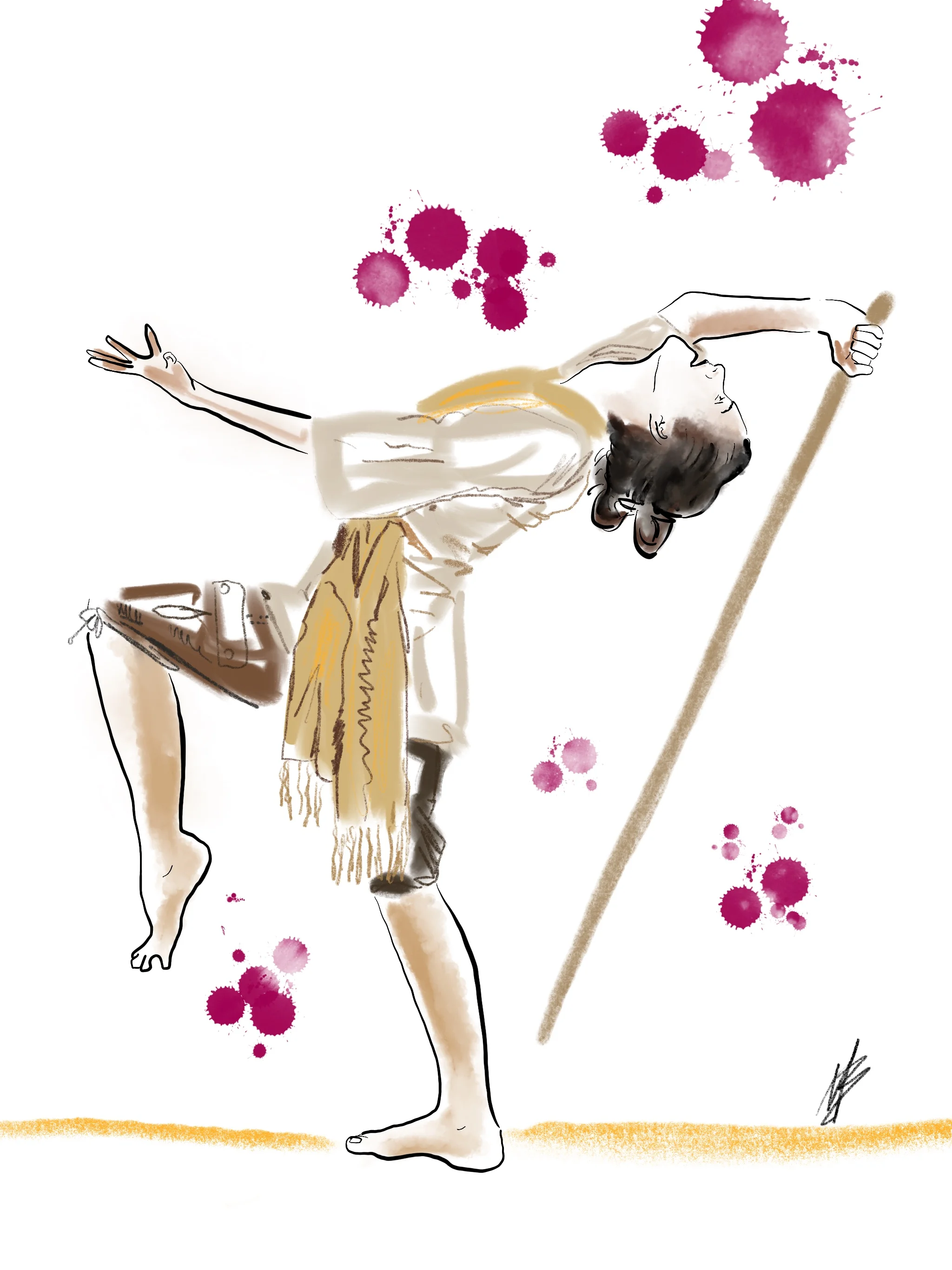 The force is strong with this yoga. | art inspired by @myshydragonfly_yoga #yoga #yogi #yogaart #yogasrtist #starwars #swthelastyogis 