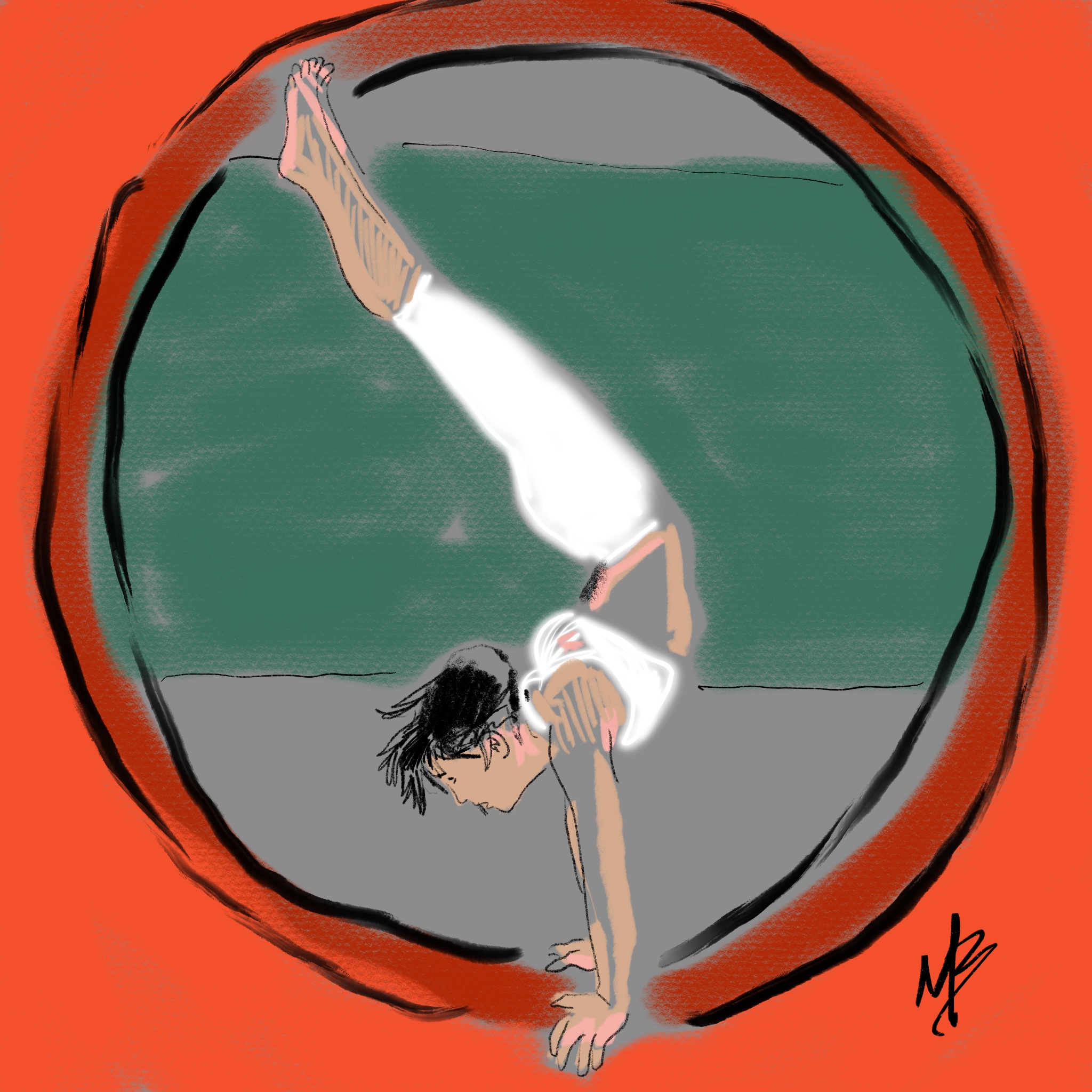 Full belly. Blessed on this Christmas eve. So much to be thankful for. | art inspired by @asia.peach #yogi #yoga #yogaart #yogaartist #fitness 