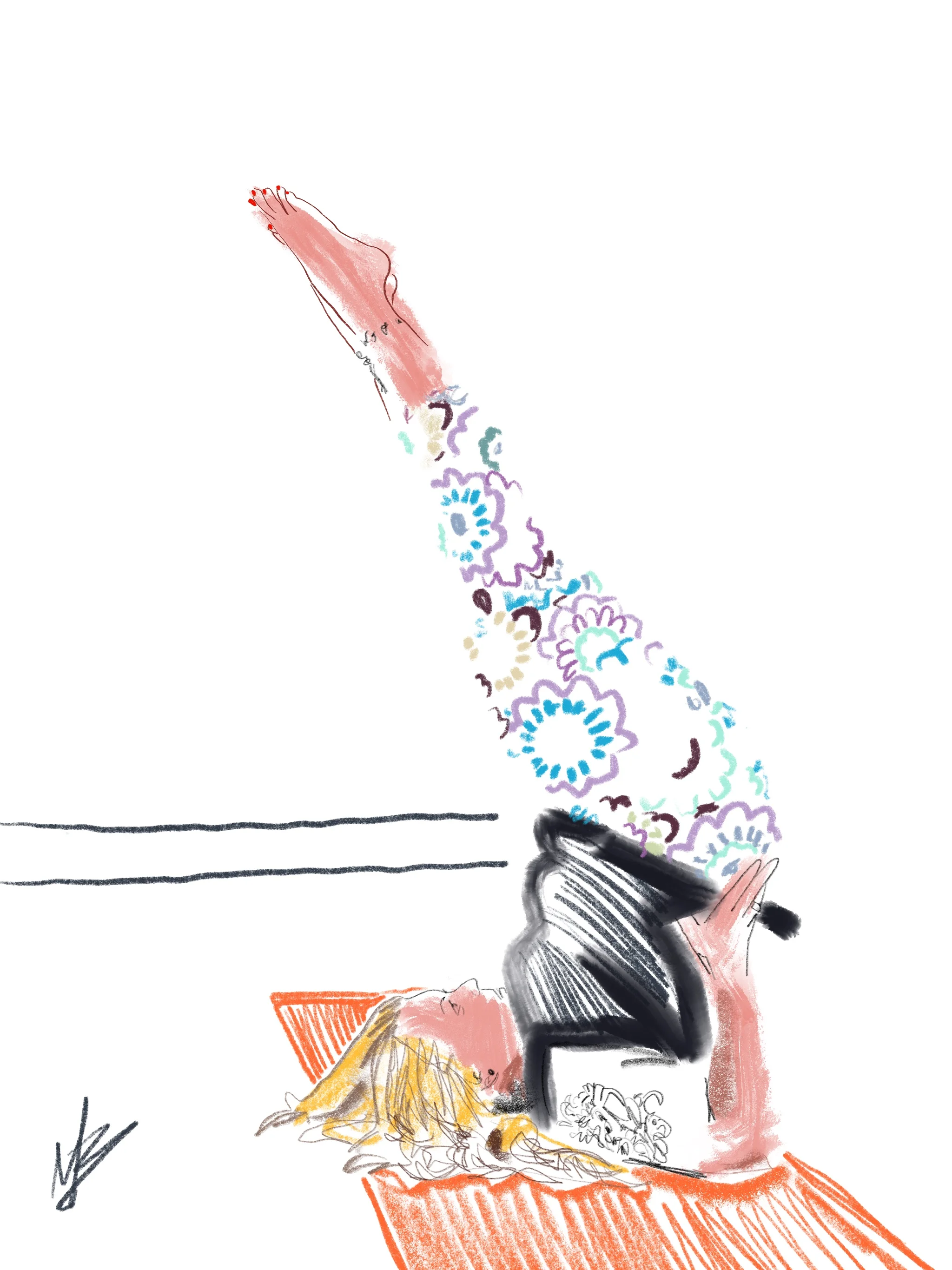 Joy comes in the morning | art inspired by @sassy.stacy #yoga #yogi #yogaart #yogaartist #fitness 