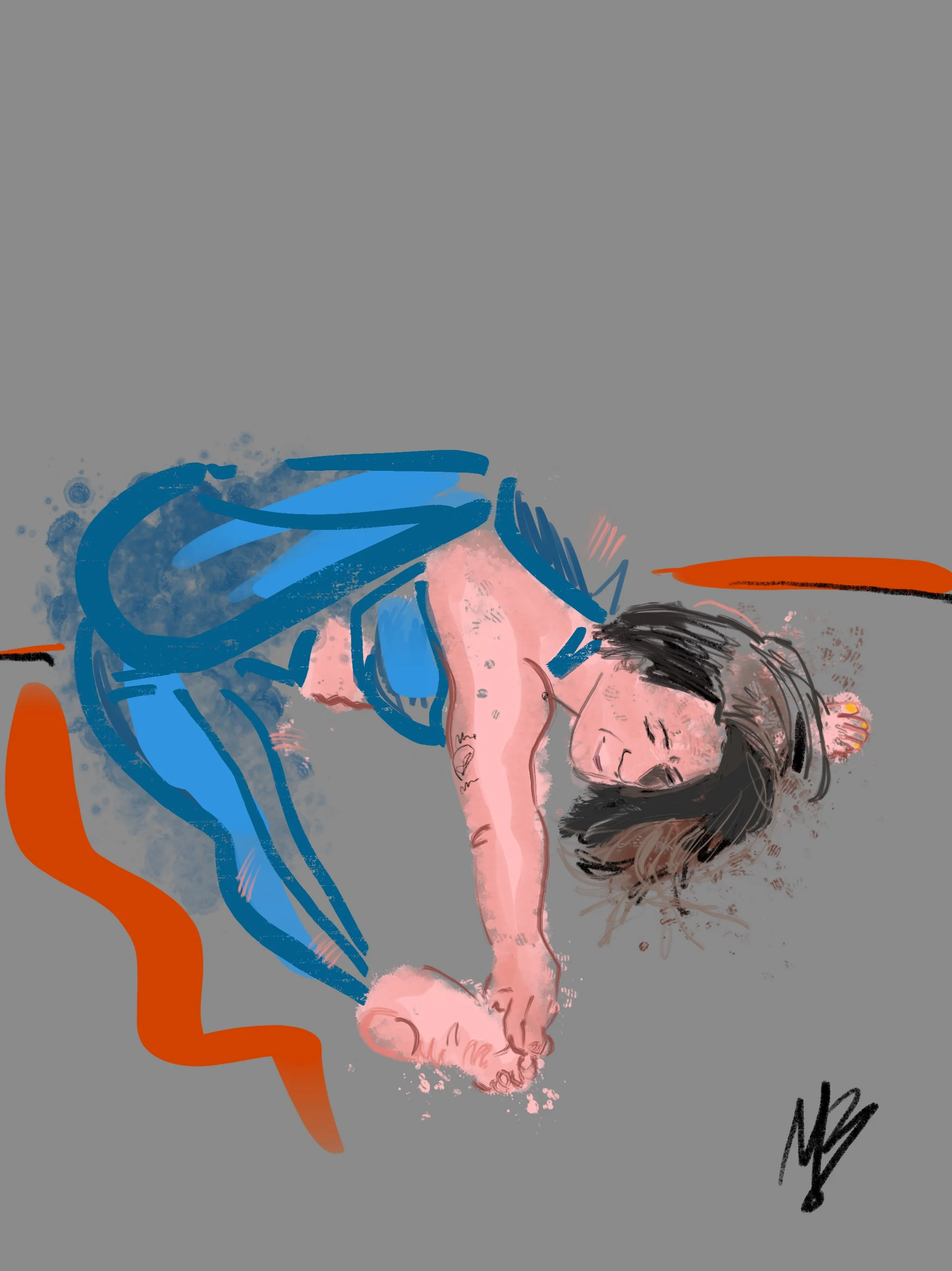 What’s standing in your way? Take action | inspired by @alissayoga #yoga #yogi #yogaart #yogaartist #fitness 