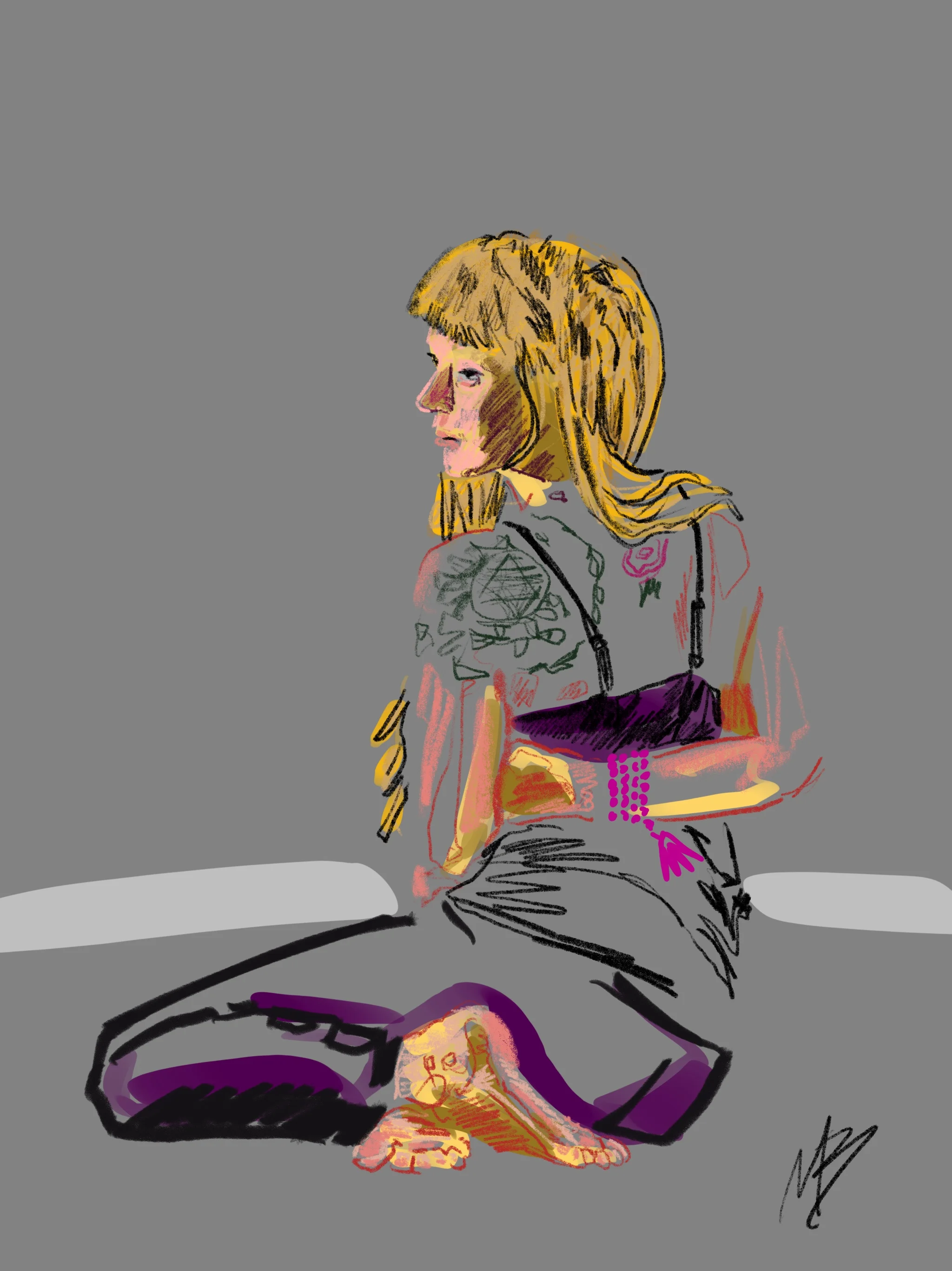 Let your public life be fueled by your private life | art inspired by @lucidyogalucy @moderngender | commission your own yoga art - message for details #yoga #yogi #yogaart #yogaartist #fitness 