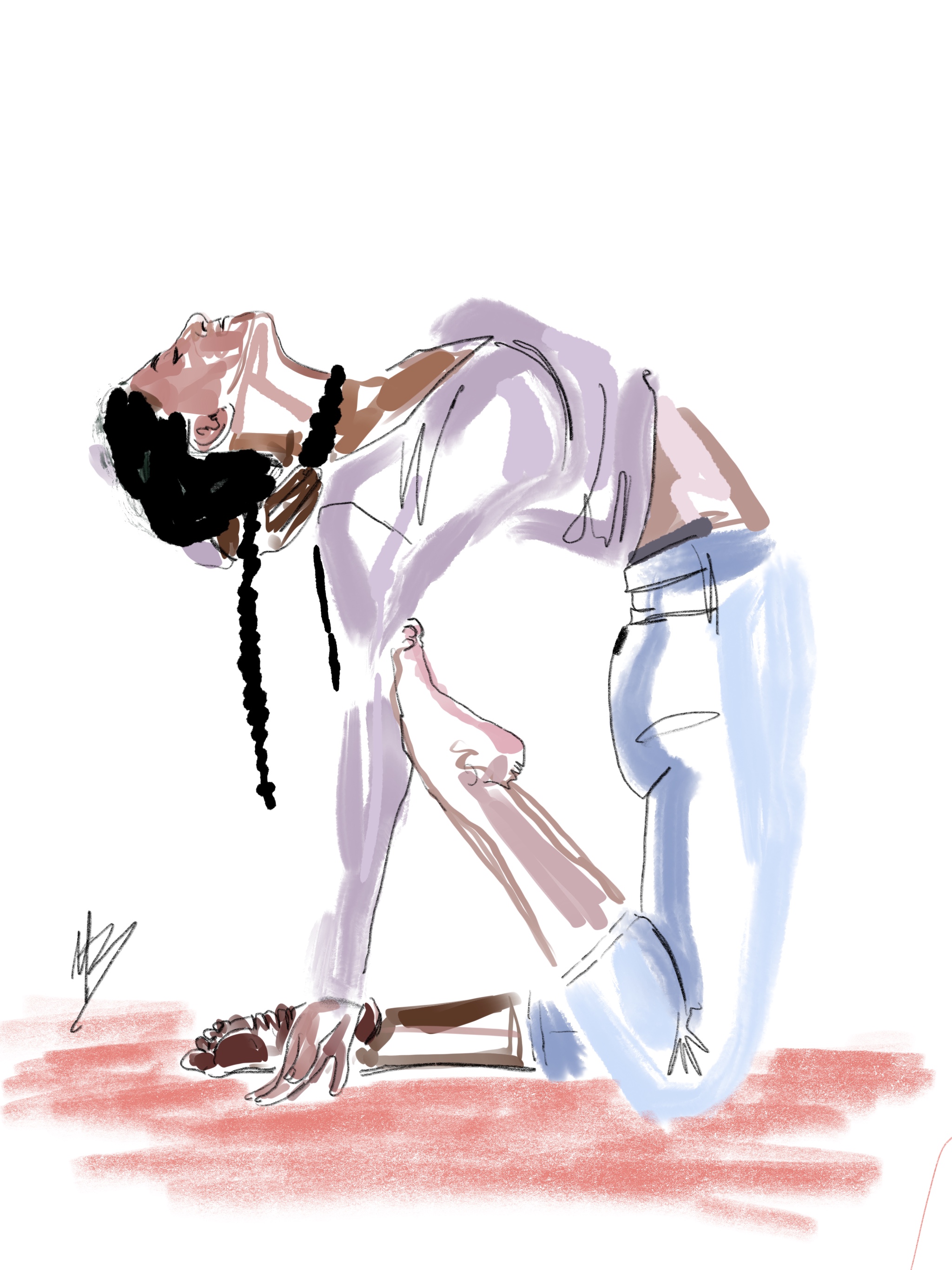Keep challenging yourself. The taste of success is contagious | art inspired by @aminahtaha @yourdailyyoga #yogi #yoga #yogaart #yogaartist #fitness 
