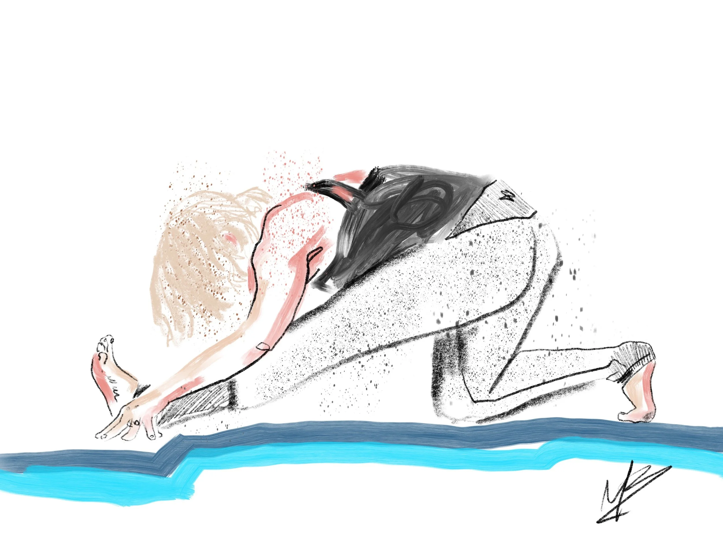 Sometimes we feel stretched to the point of almost breaking. But we don’t. And we find we can stretch more next time. | art inspired by @_kelseyevans_ @altaregoapparel @thebalconyorlando @yogamixorlan
