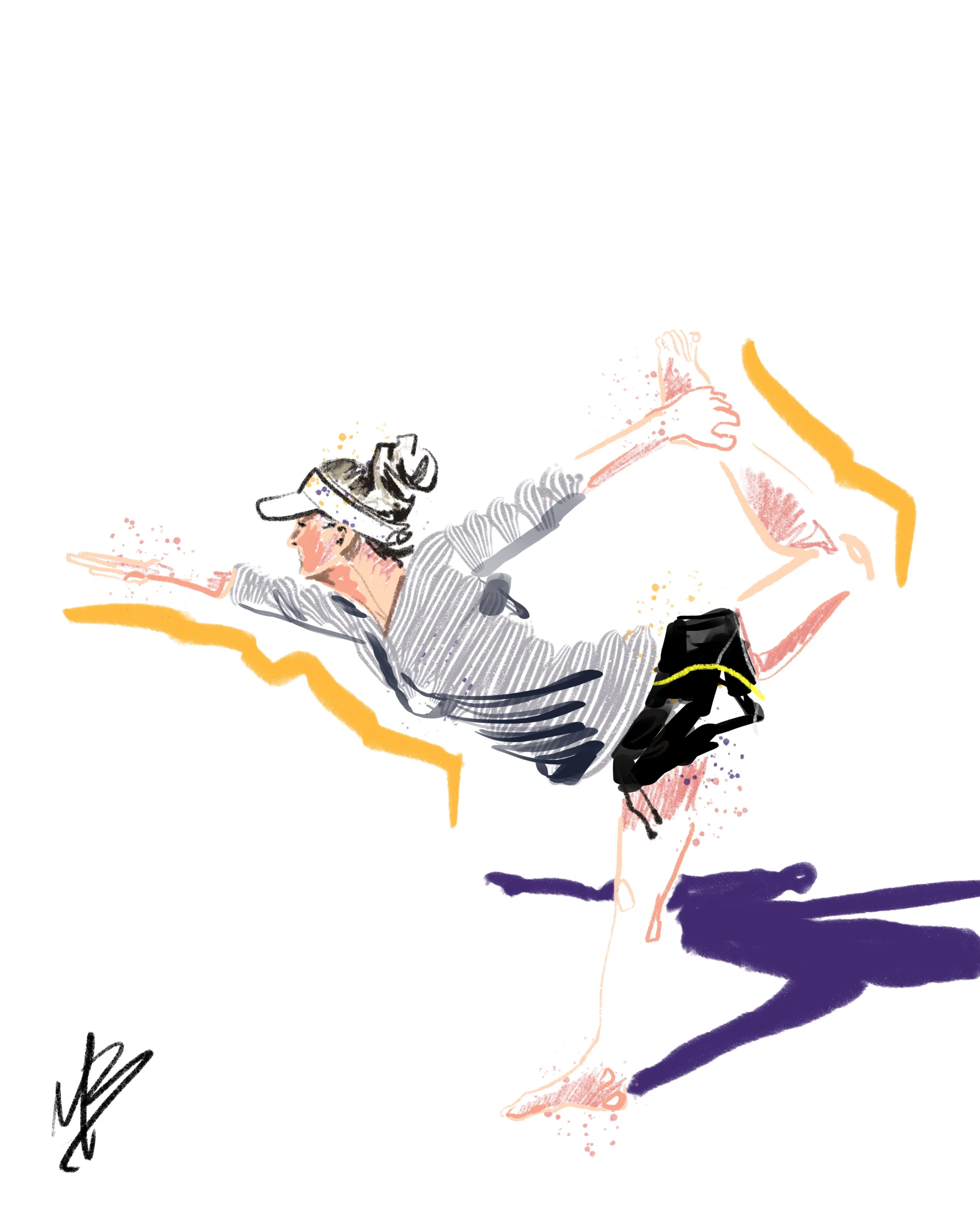 There’s always something more you can give. You just might have to dig a little deeper | art inspired by @kkrisloomis #yoga #yogi #yogaart #yogaartist #fitness 